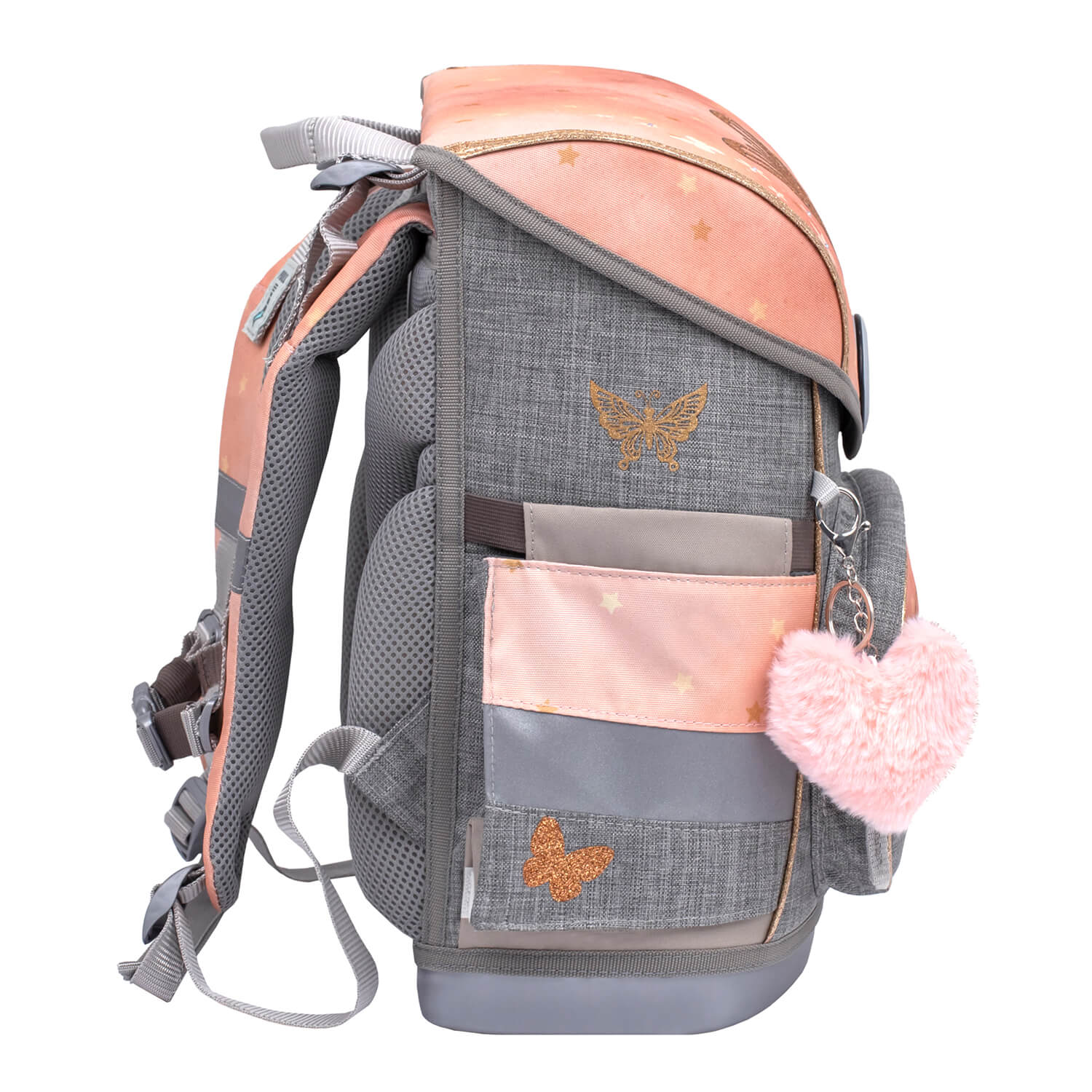 Compact Golden Butterfly schoolbag set 4 pcs