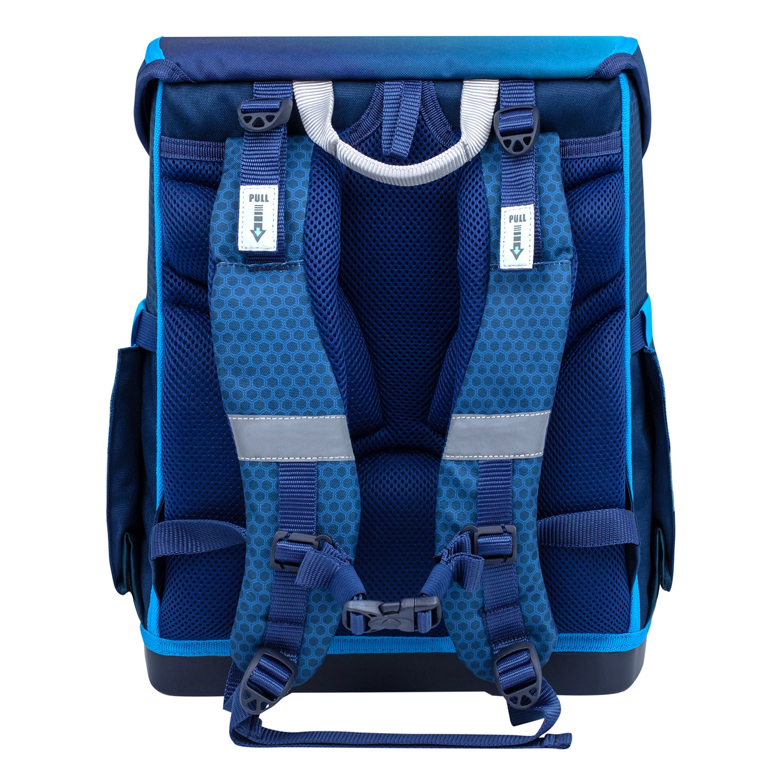 Dinosaur raincoat included in the Belmil Compact Ergonomic School Bag Set “Racing Blue Neon” Design + Dinosaur Raincoat – 5-Piece Set for Boys, designed to fit over the school bag.