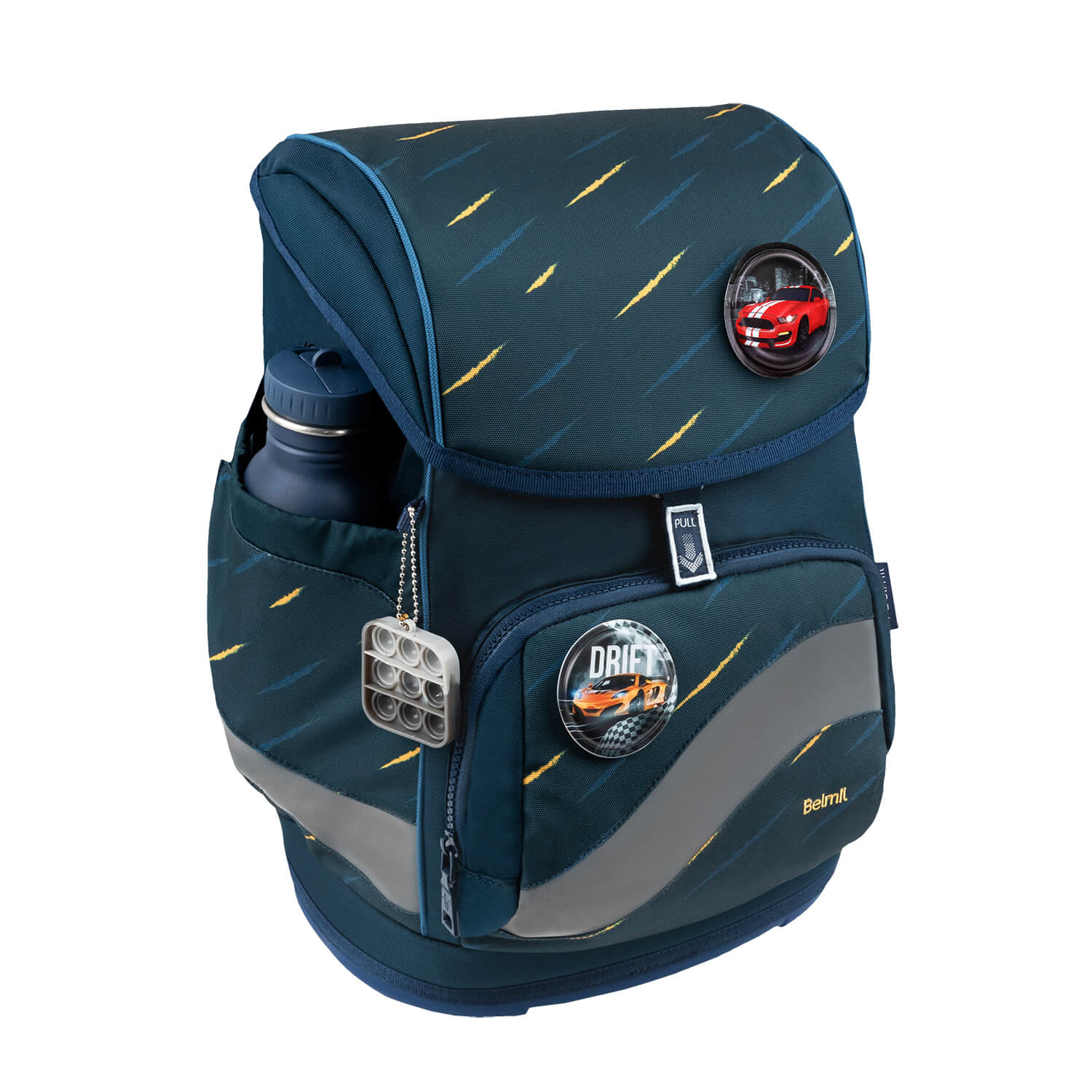 Premium Belmil School Bag Set for Boys – Smarty Plus Orion Blue schoolbag set 6 pcs