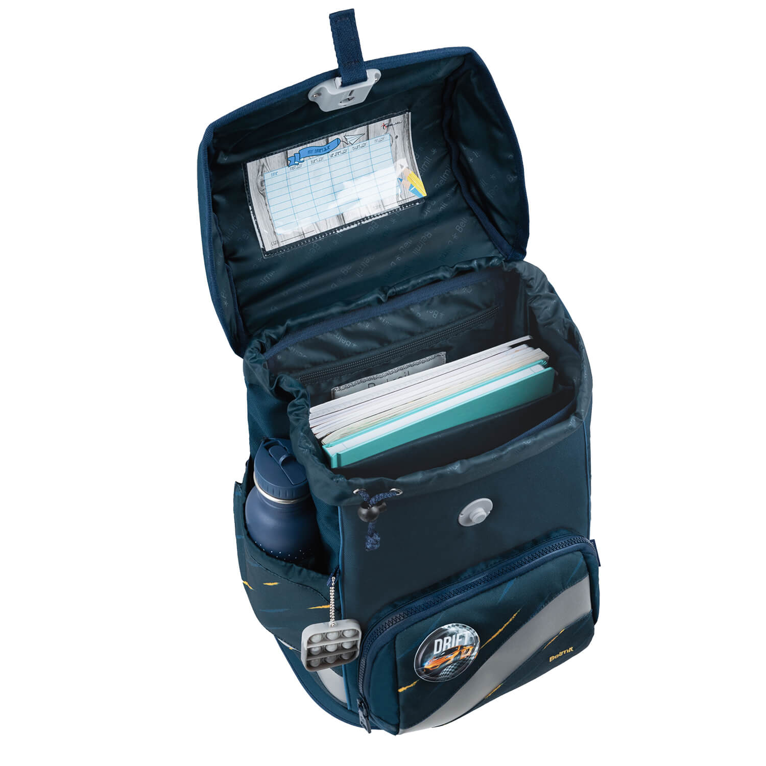 Premium Belmil School Bag Set for Boys – Smarty Plus Orion Blue schoolbag set 6 pcs