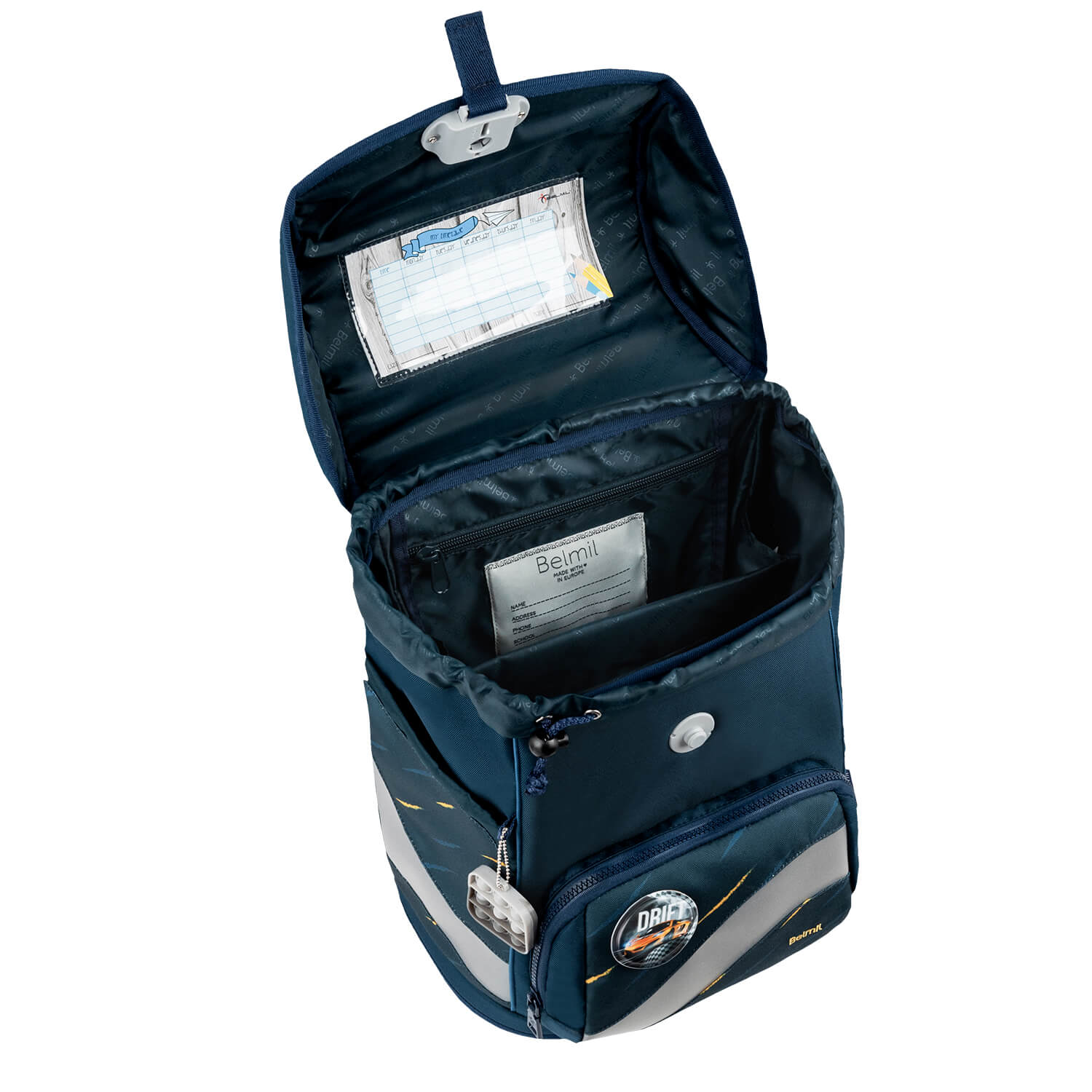 Premium Belmil School Bag Set for Boys – Smarty Plus Orion Blue schoolbag set 6 pcs