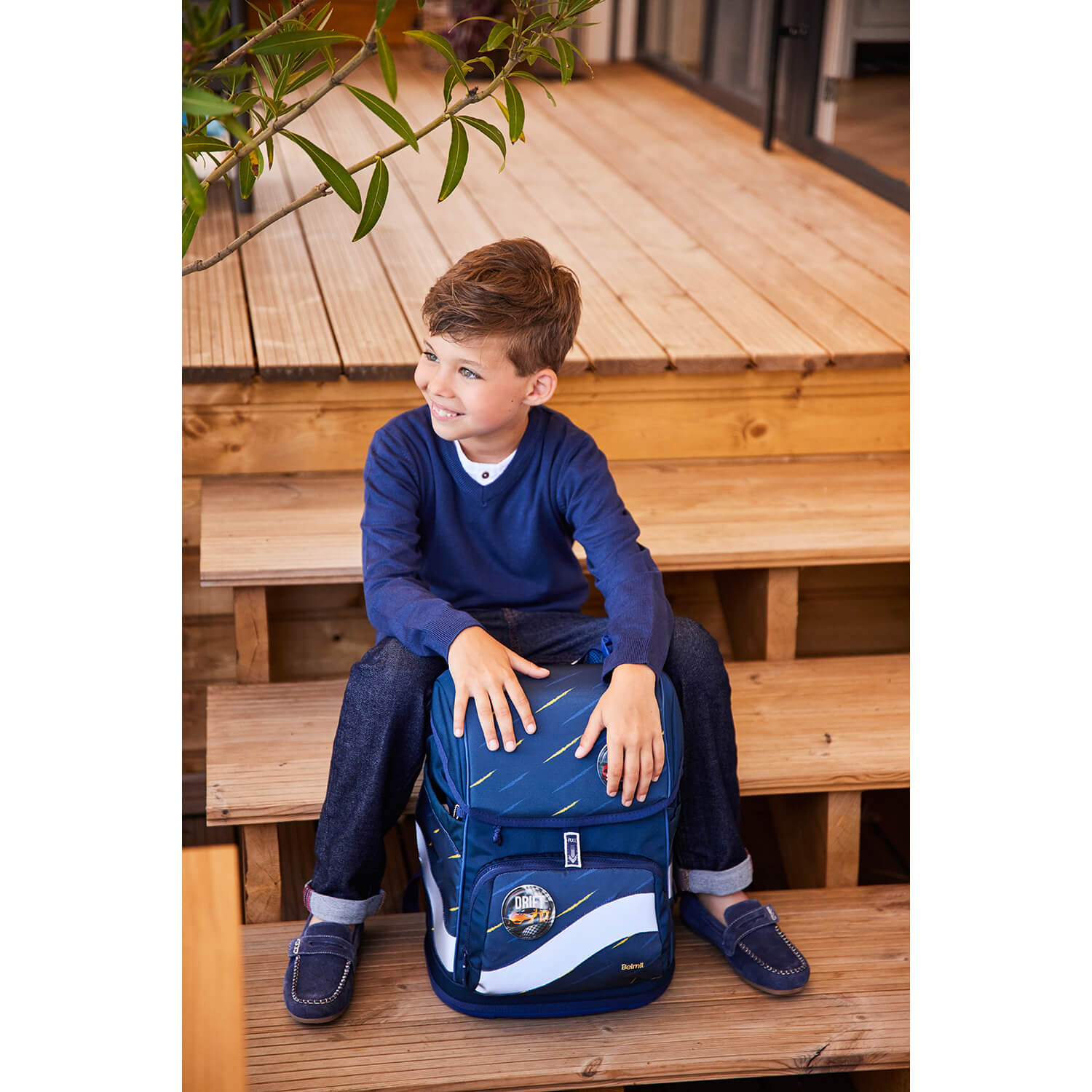 Premium Belmil School Bag Set for Boys – Smarty Plus Orion Blue schoolbag set 6 pcs