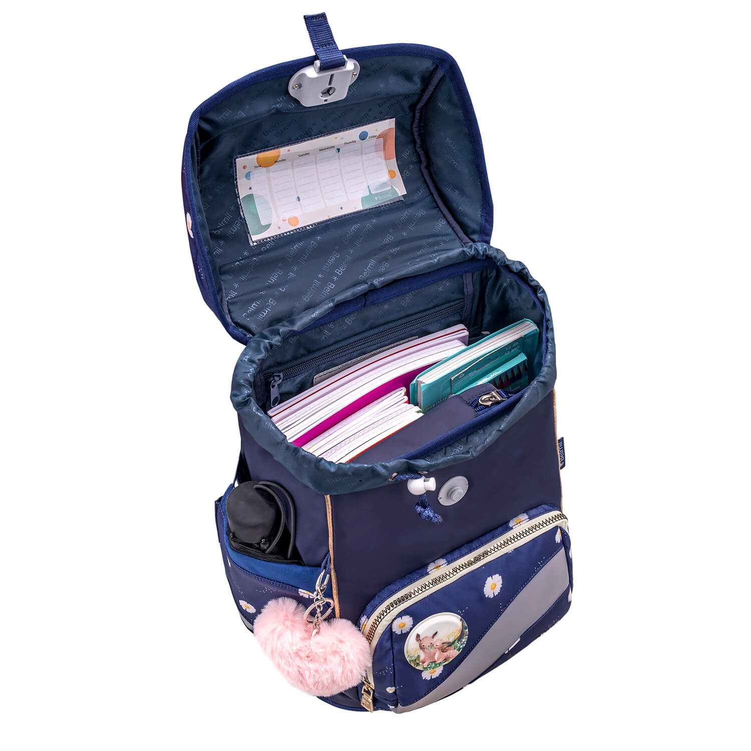 Premium Belmil School Bag Set for Girls – Smarty Plus Daisy schoolbag set 6 pcs