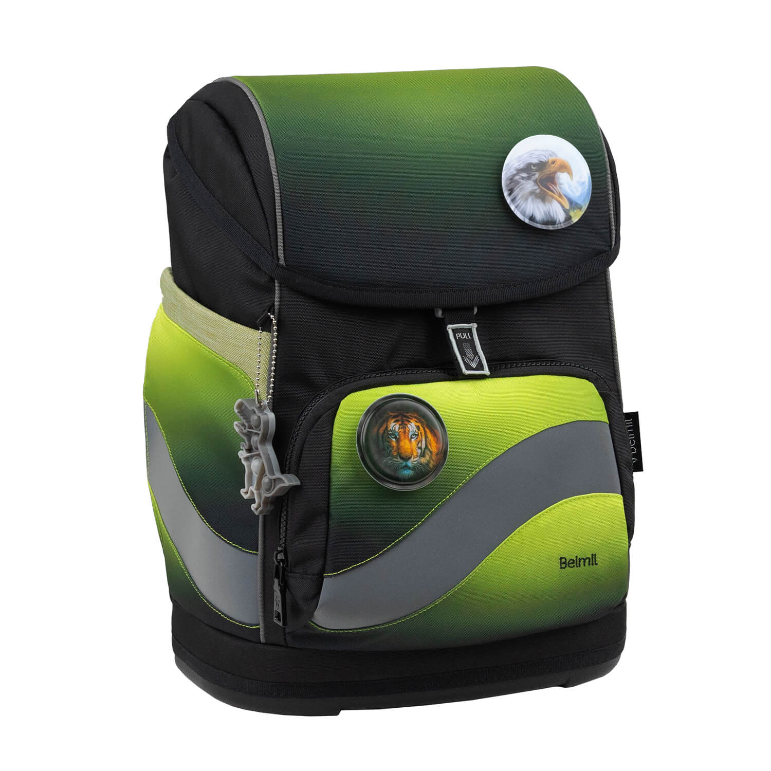 Smarty Plus Black Green Schulranzen Set 6tlg.