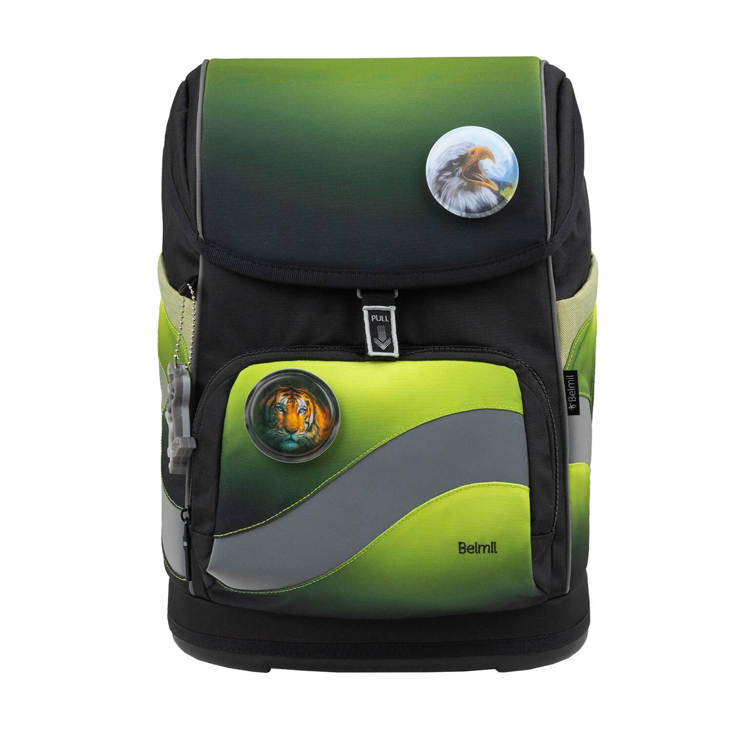 Smarty Plus Black Green Schulranzen Set 6tlg.