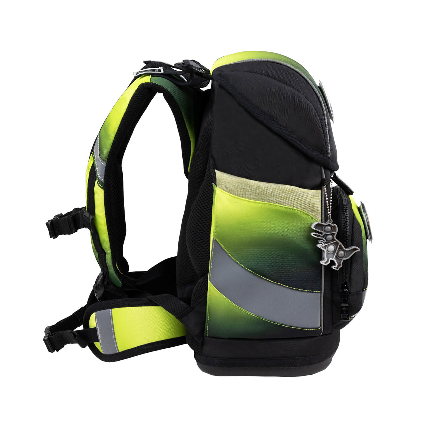 Smarty Plus Black Green Schulranzen Set 6tlg.