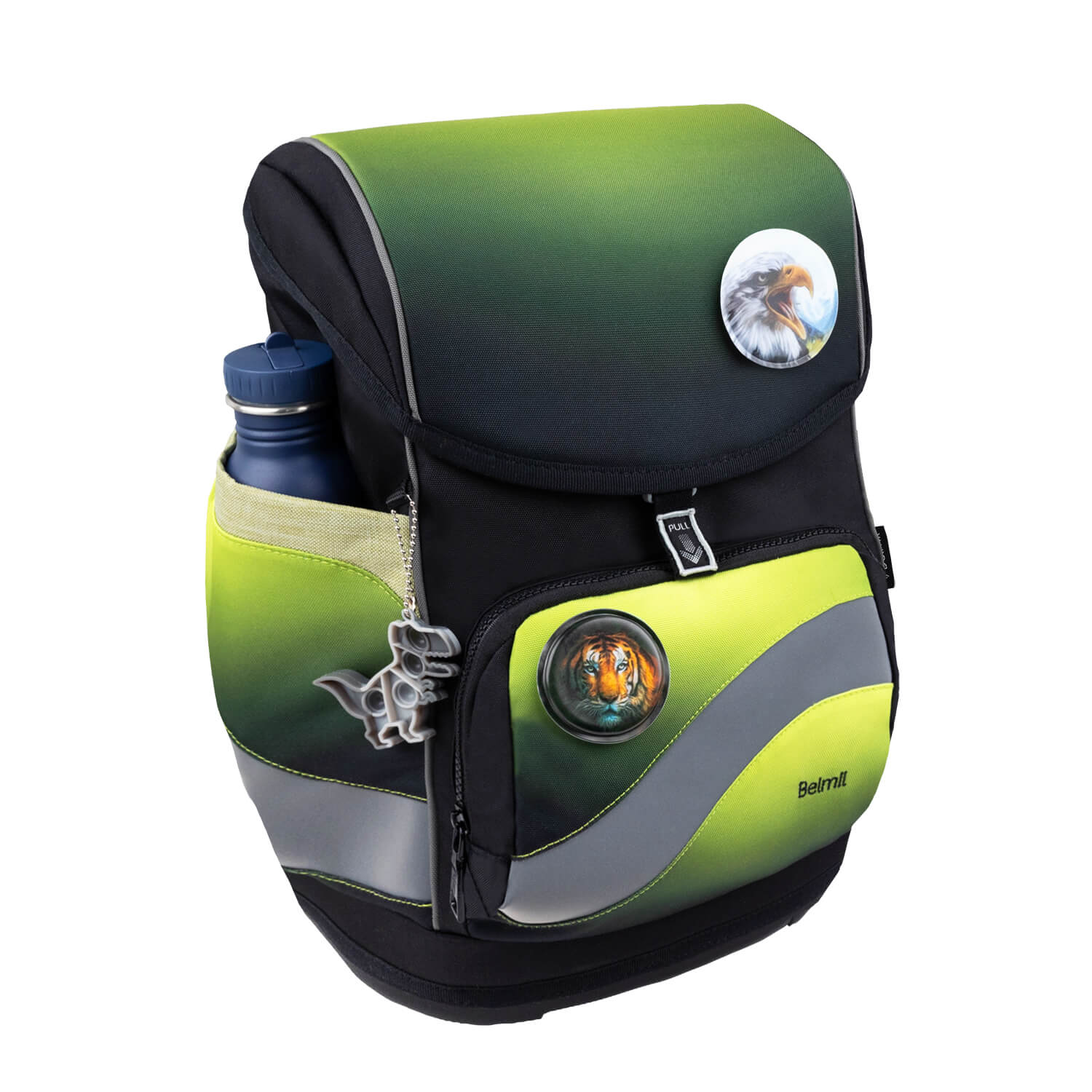 Smarty Plus Black Green Schulranzen Set 6tlg.