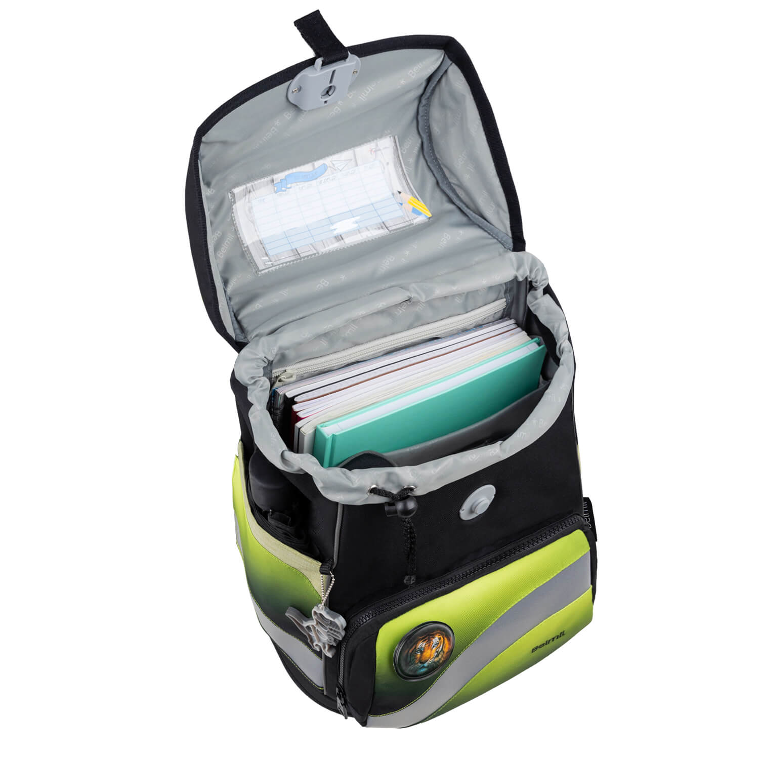 Smarty Plus Black Green Schulranzen Set 6tlg.