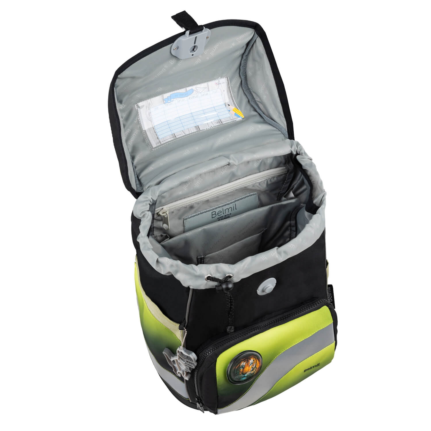 Smarty Plus Black Green Schulranzen Set 6tlg.