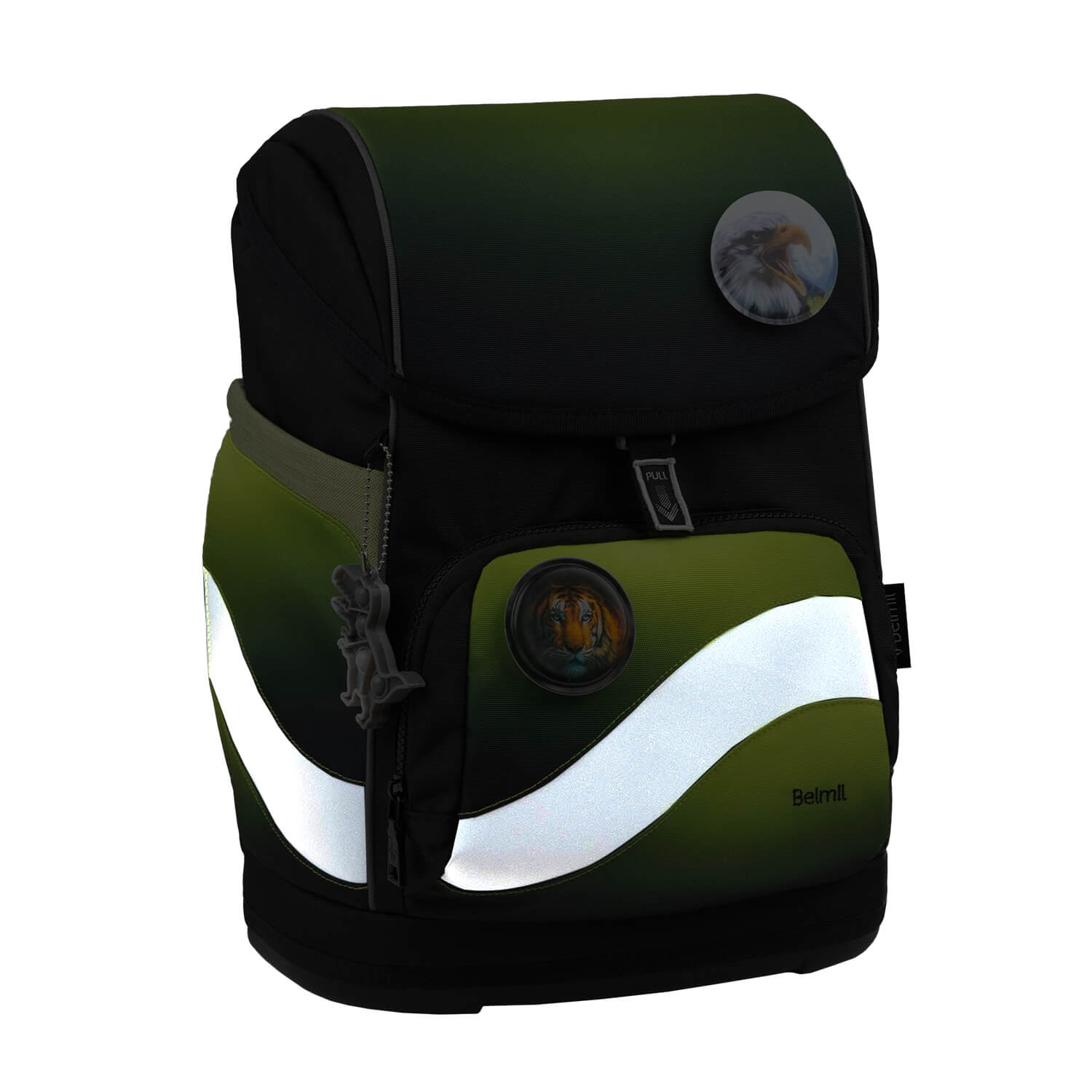 Smarty Plus Black Green Schulranzen Set 6tlg.