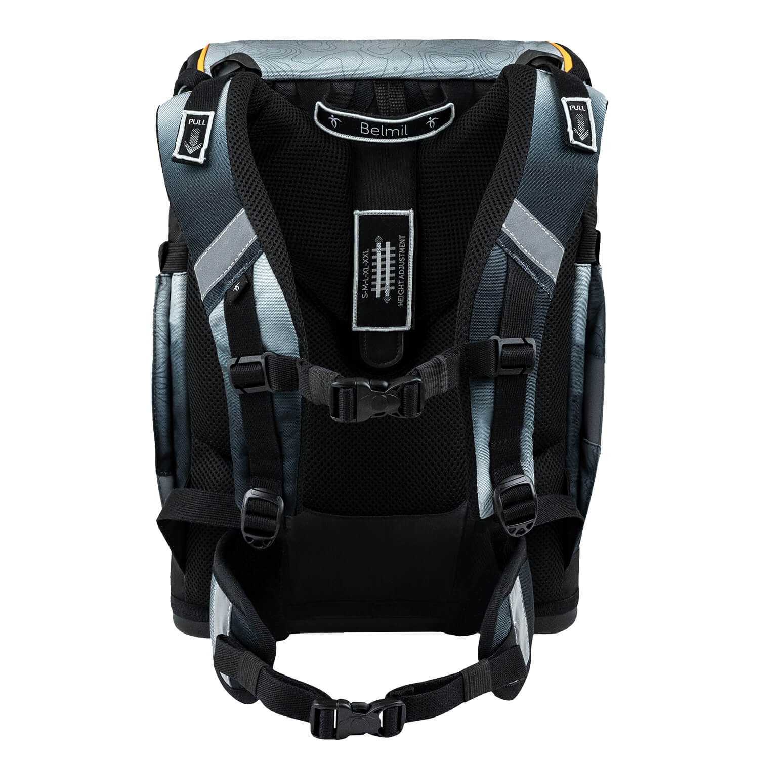 Smarty Plus Black Grey Schulranzen Set 6tlg.