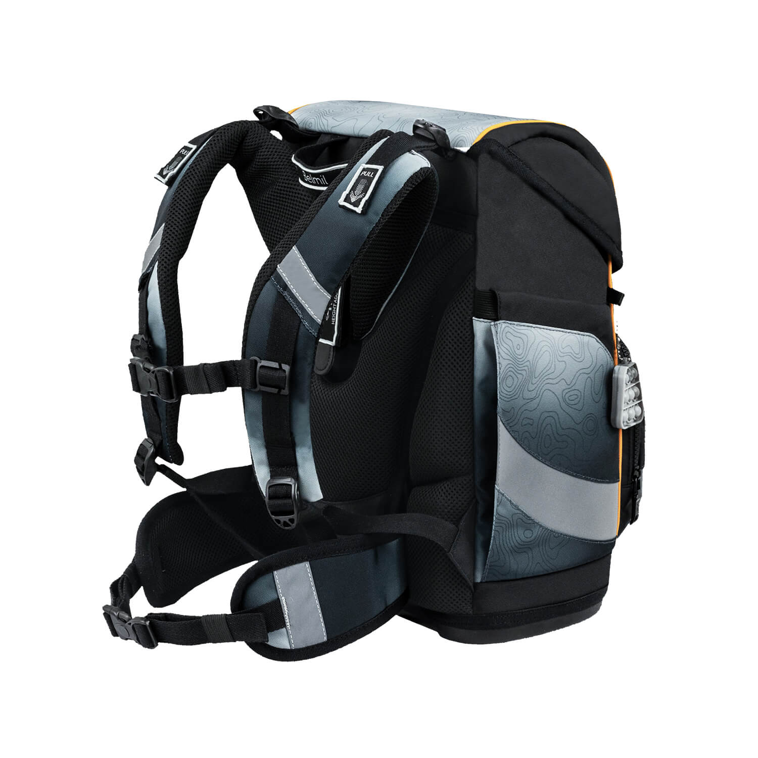 Smarty Plus Black Grey Schulranzen Set 6tlg.