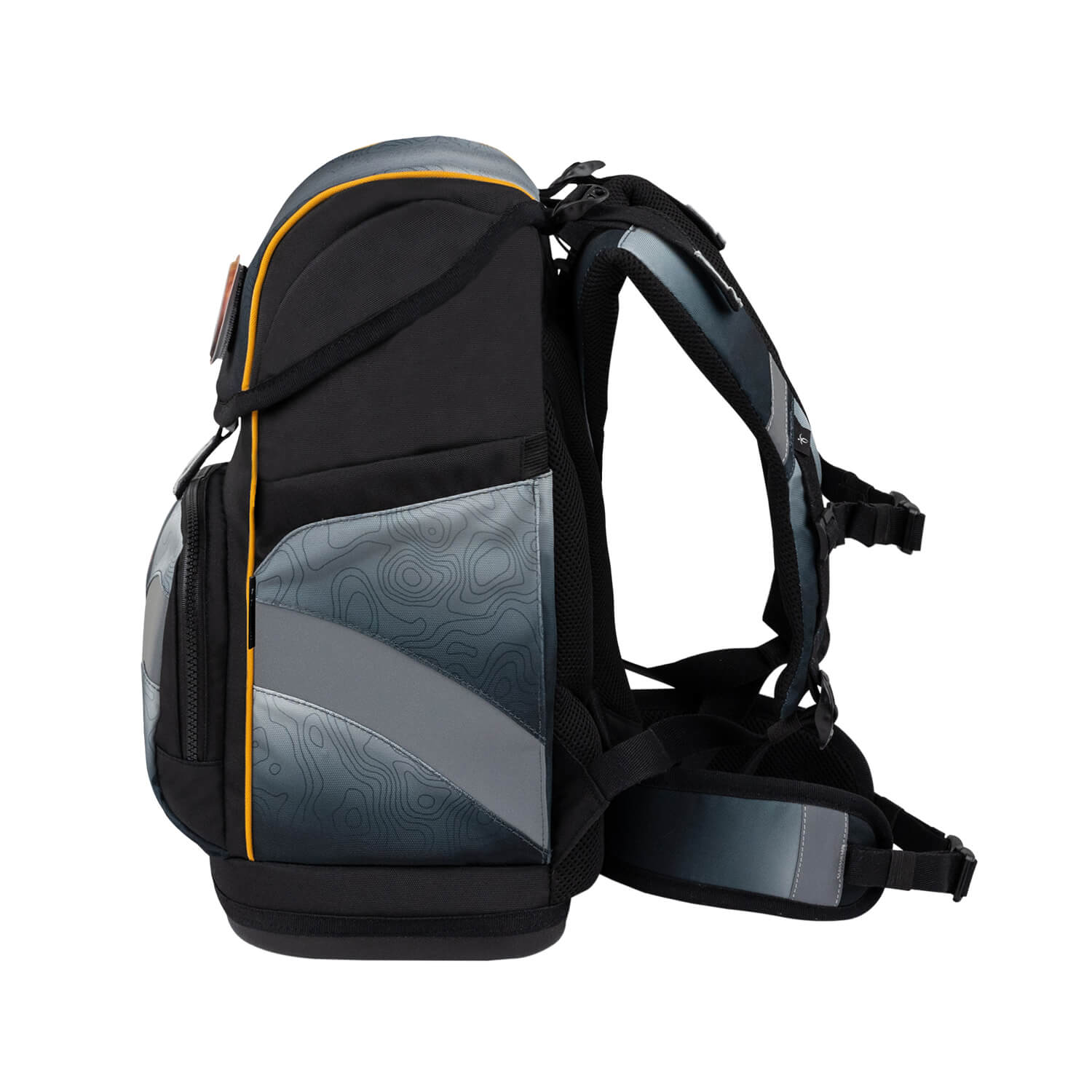 Smarty Plus Black Grey Schulranzen Set 6tlg.