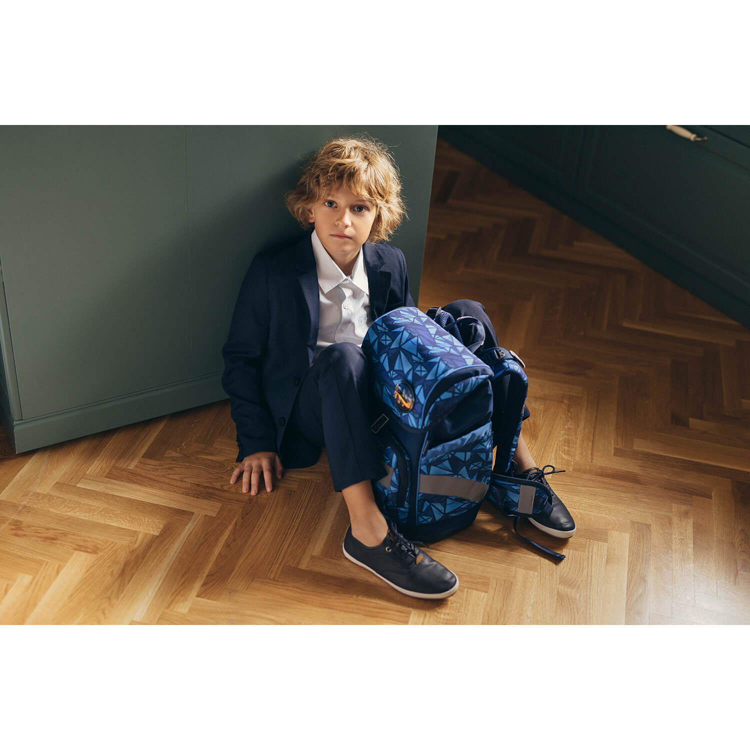 Smarty Plus Glacier Blue Schulranzen Set 6tlg.