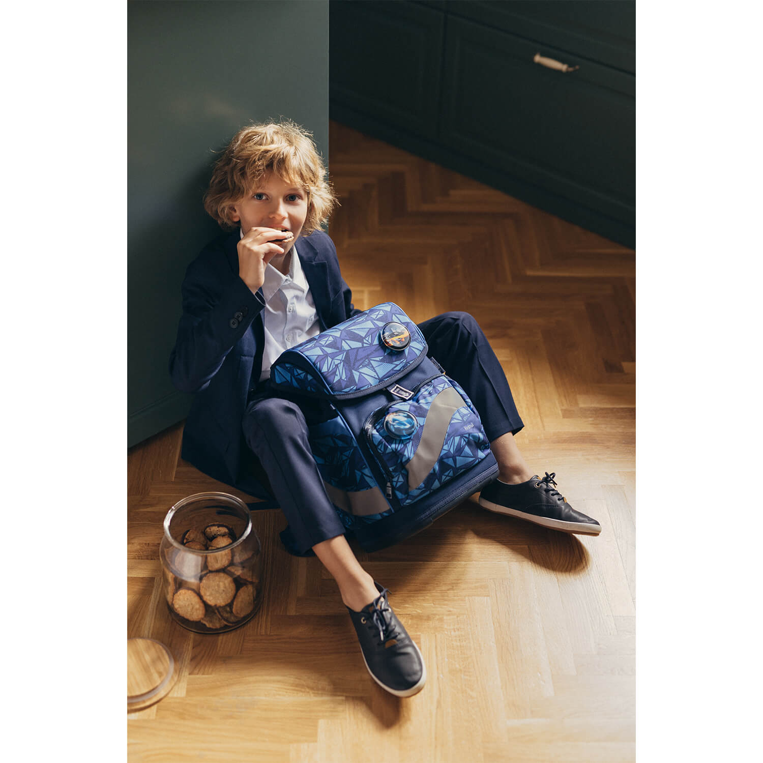 Smarty Plus Glacier Blue Schulranzen Set 6tlg.