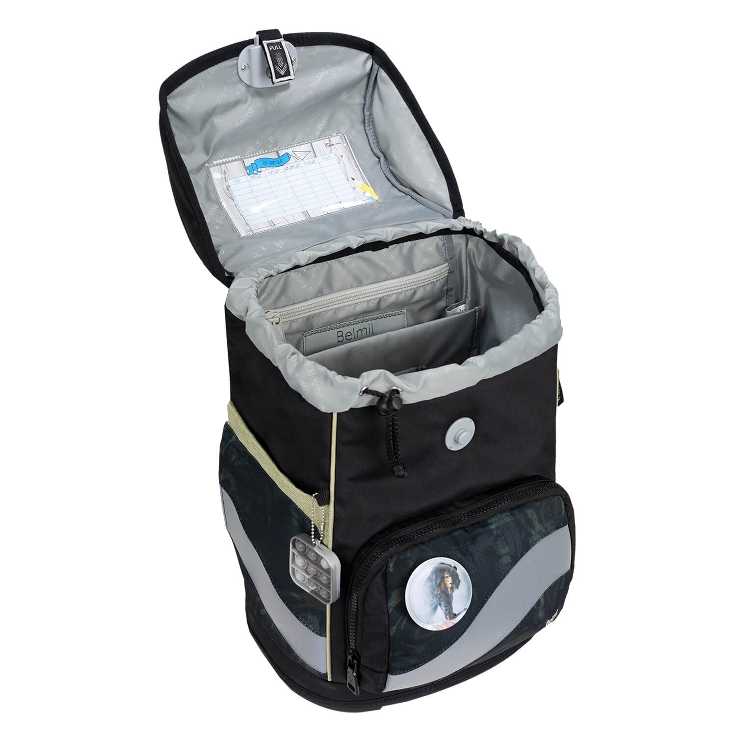 Smarty Plus Grey Stone Schoolbag set 5pcs.