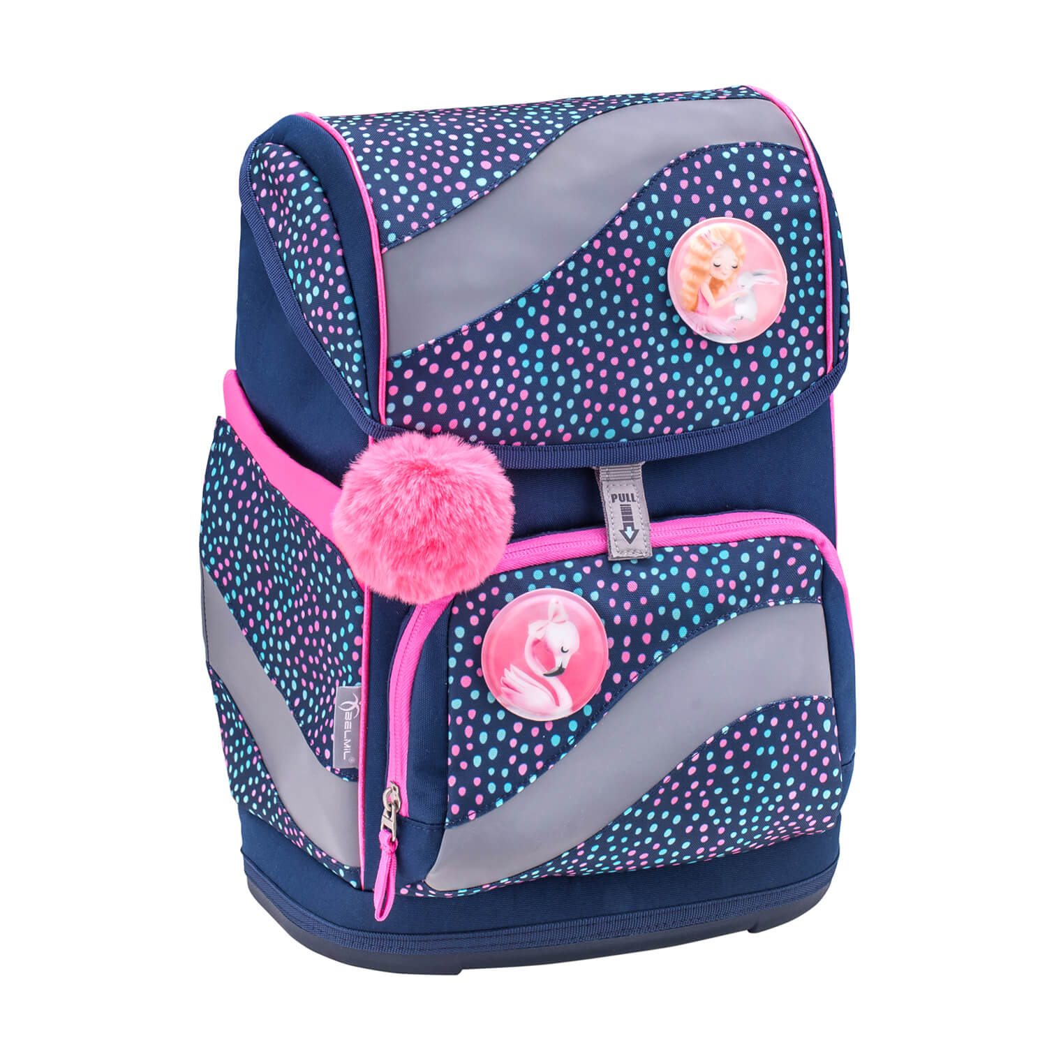 Smarty Amazing Polka Dot 2 Schulranzen Set 6 tlg.