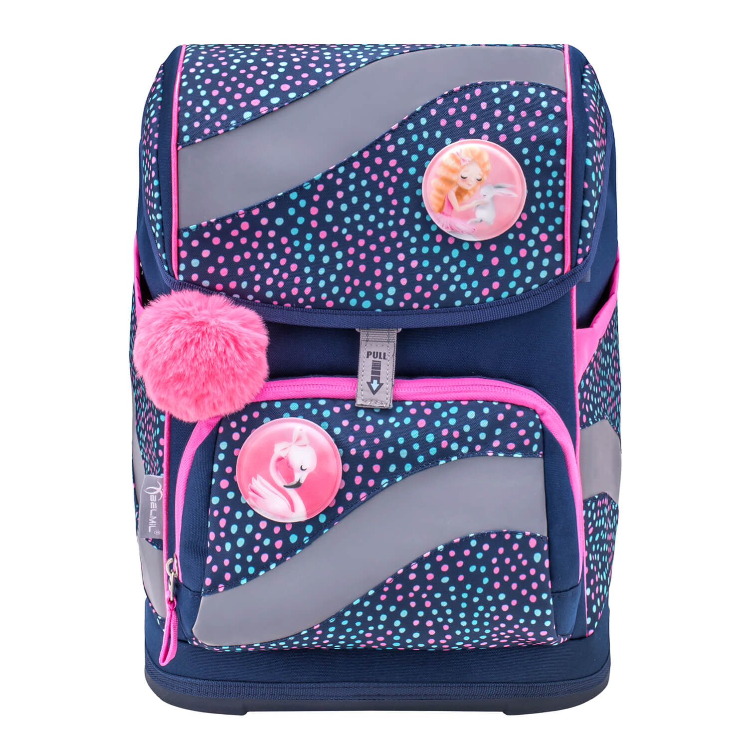 Smarty Amazing Polka Dot 2 Schulranzen Set 6 tlg.