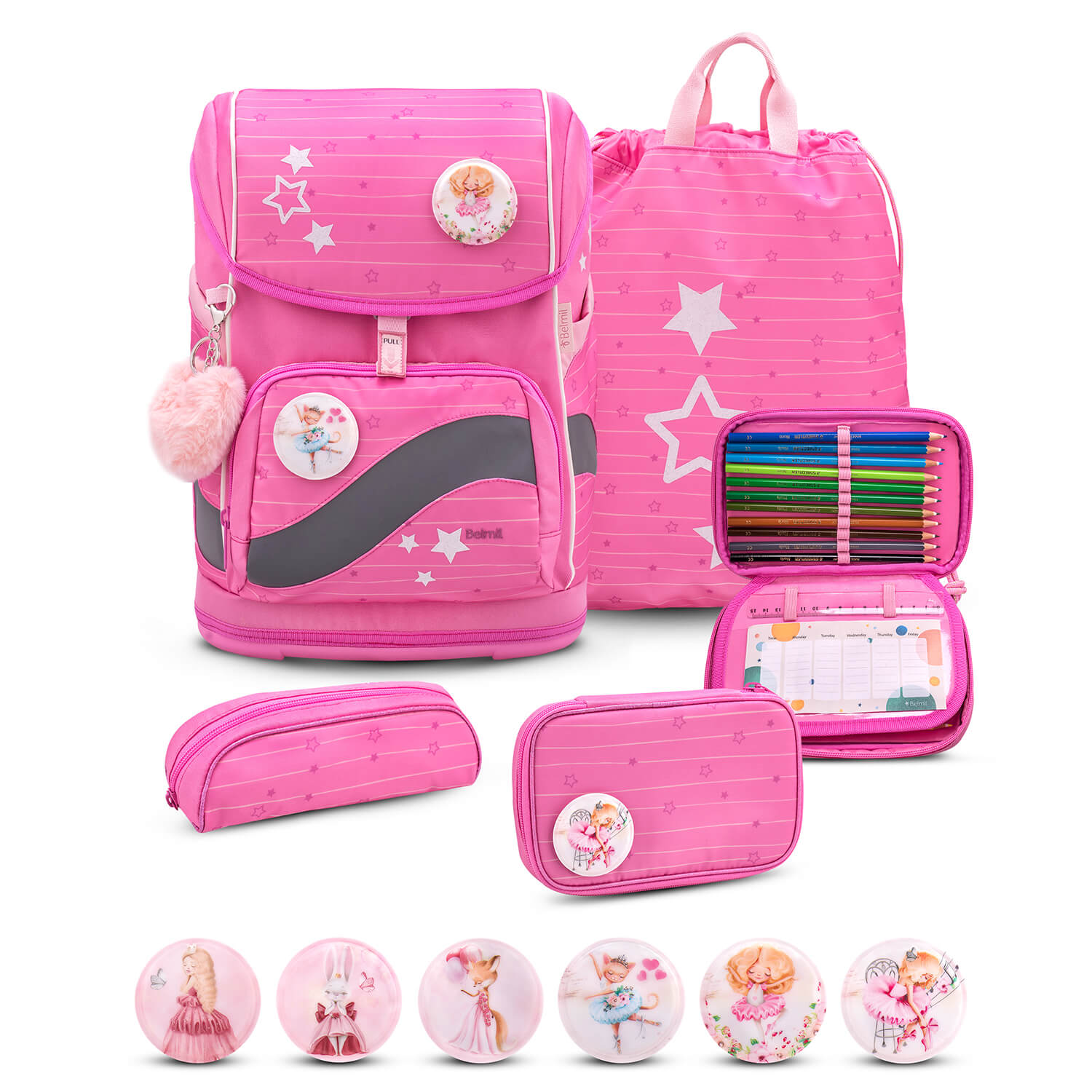 Smarty Plus Candy Schoolbag set 5pcs.