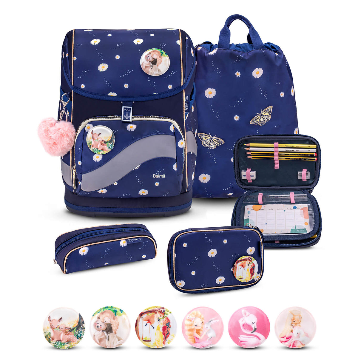 Smarty Plus Daisy Schulranzen Set 5tlg.