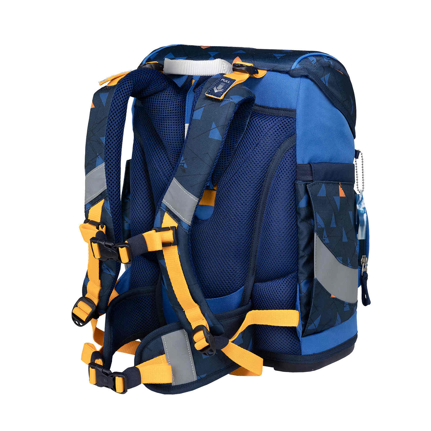 Colorful patch set with velcro patches included in the Belmil Smarty Energy3 Ergonomic School Bag Set – 5-Piece Set with 9 Interchangeable Patches and Hip Belt.