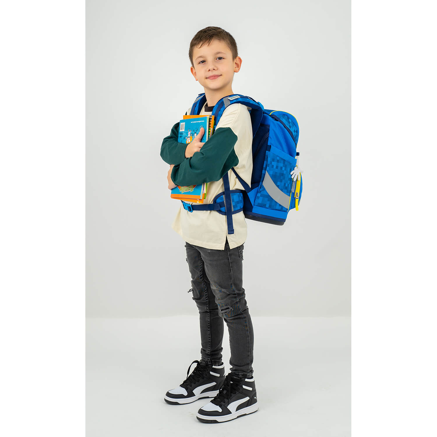 Smarty Funky Blue schoolbag set 5 pcs
