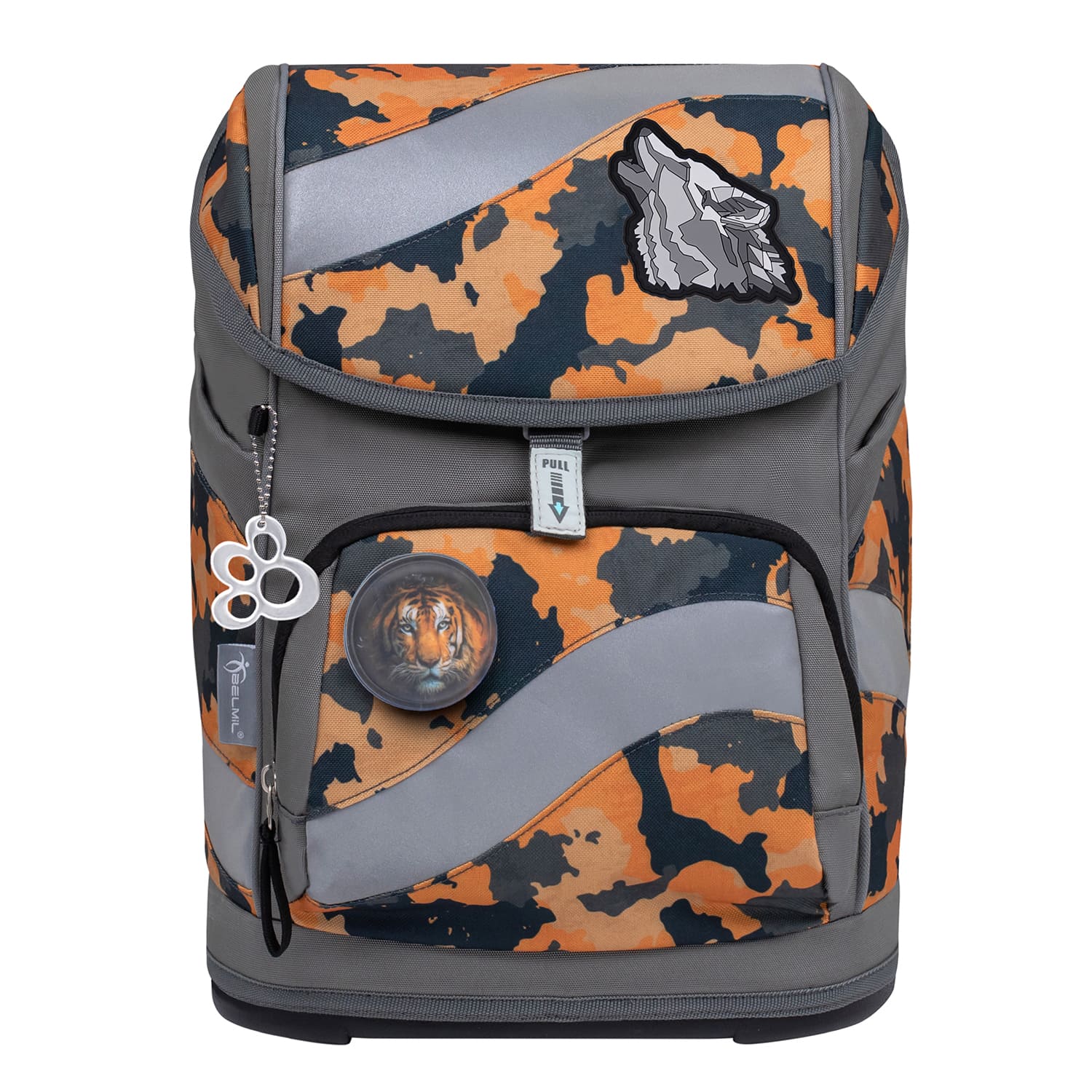 Velcro Rubber Patch Grey Wolf