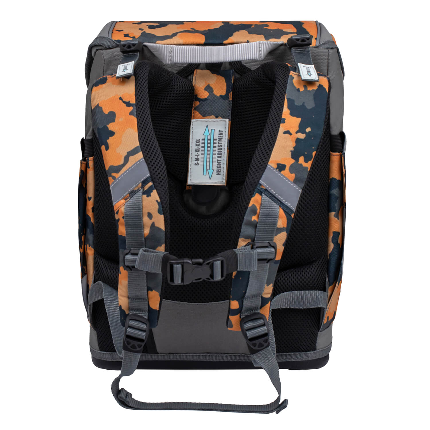 Smarty Orange Camouflage Schulranzen Set 5 tlg.