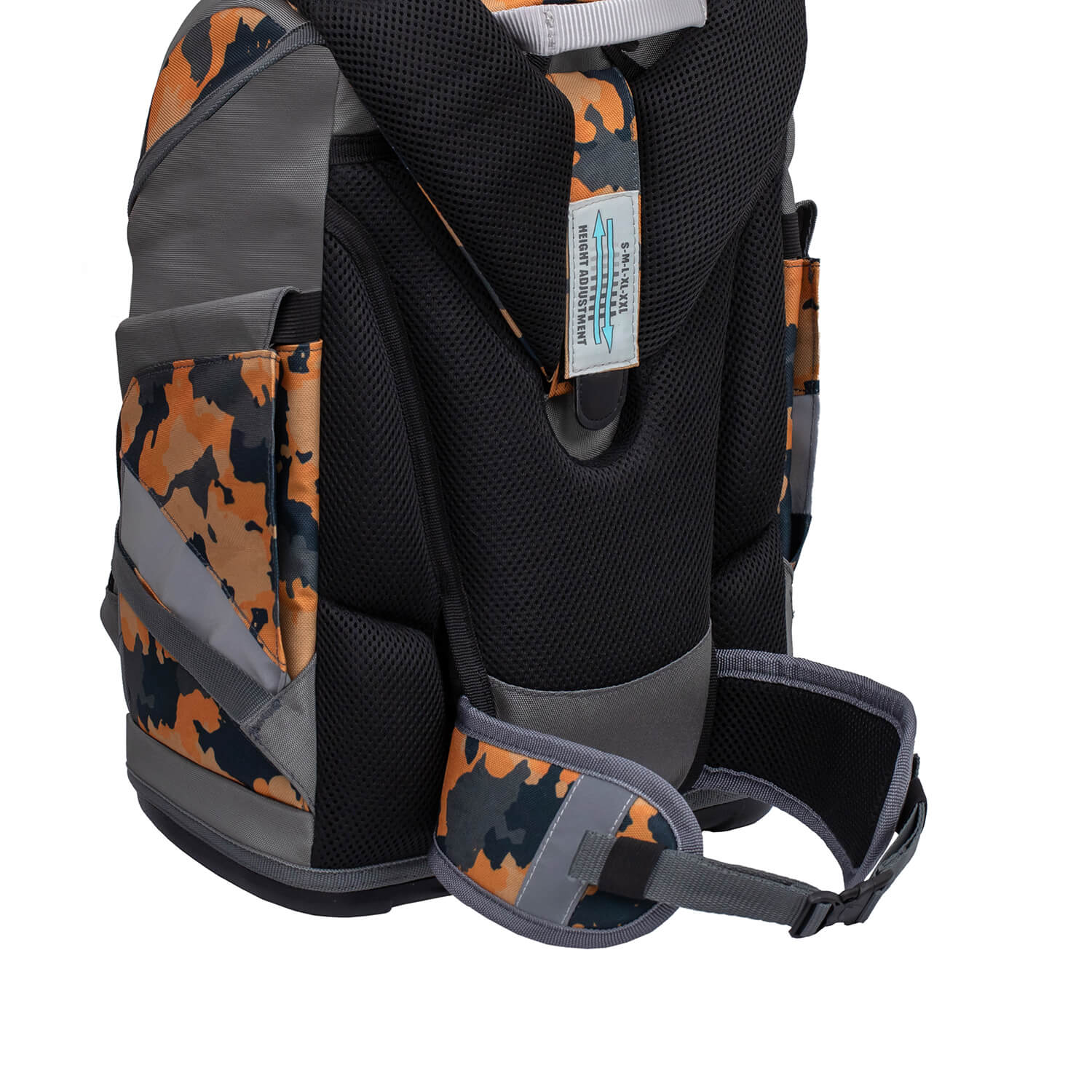 Smarty Orange Camouflage Schulranzen Set 5 tlg.