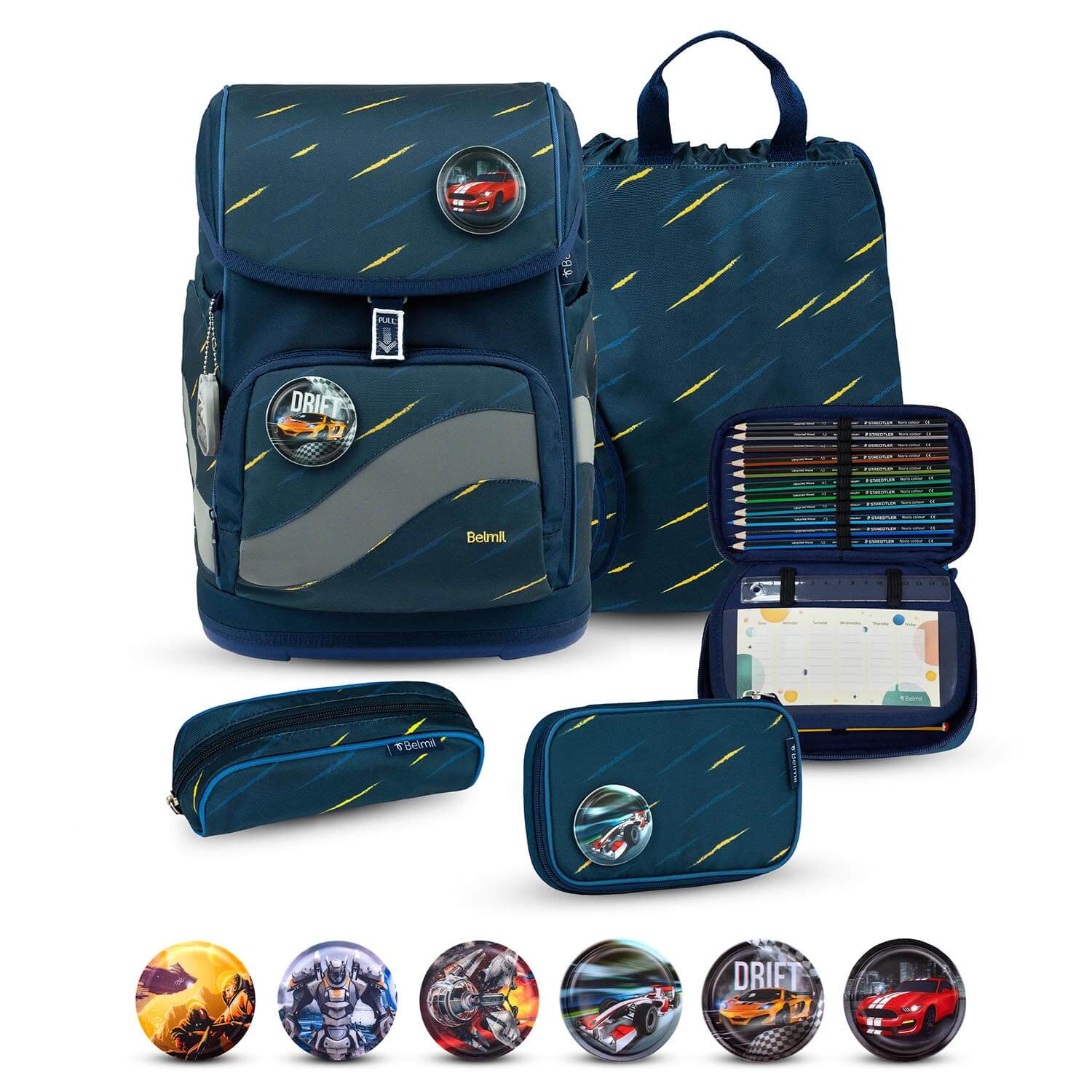 Smarty Plus Orion Blue Schulranzen Set 5tlg.