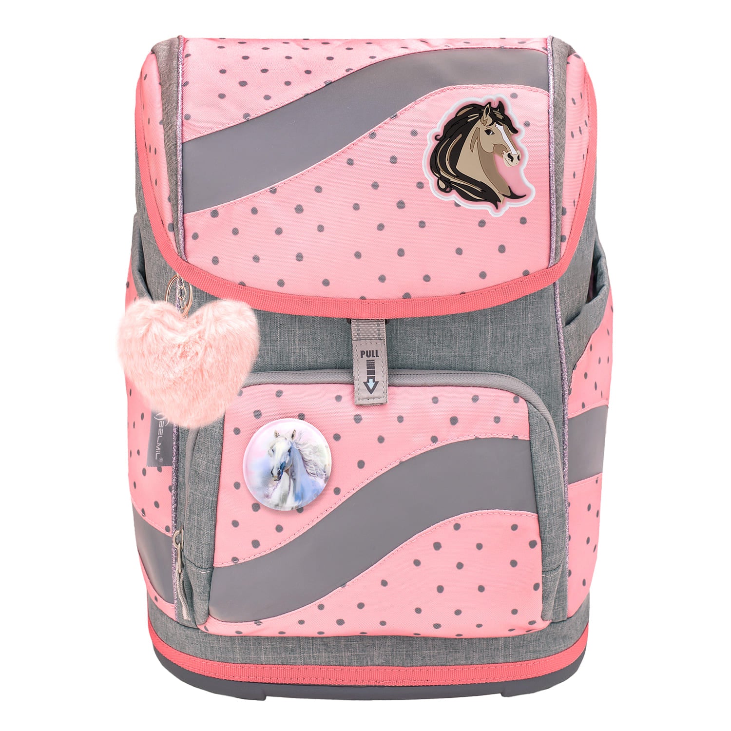 Velcro Rubber Patch Rose Horse
