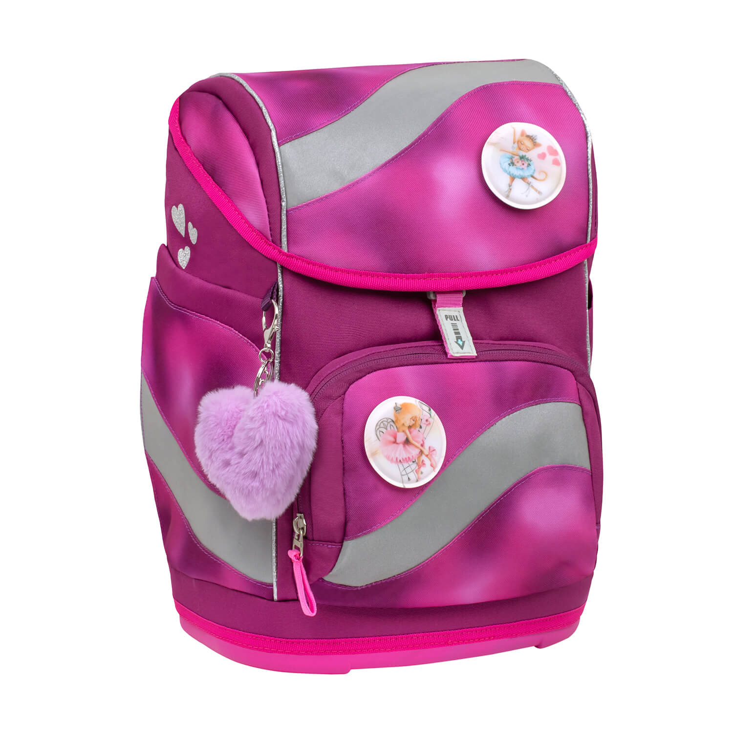 Smarty Shiny Pink schoolbag