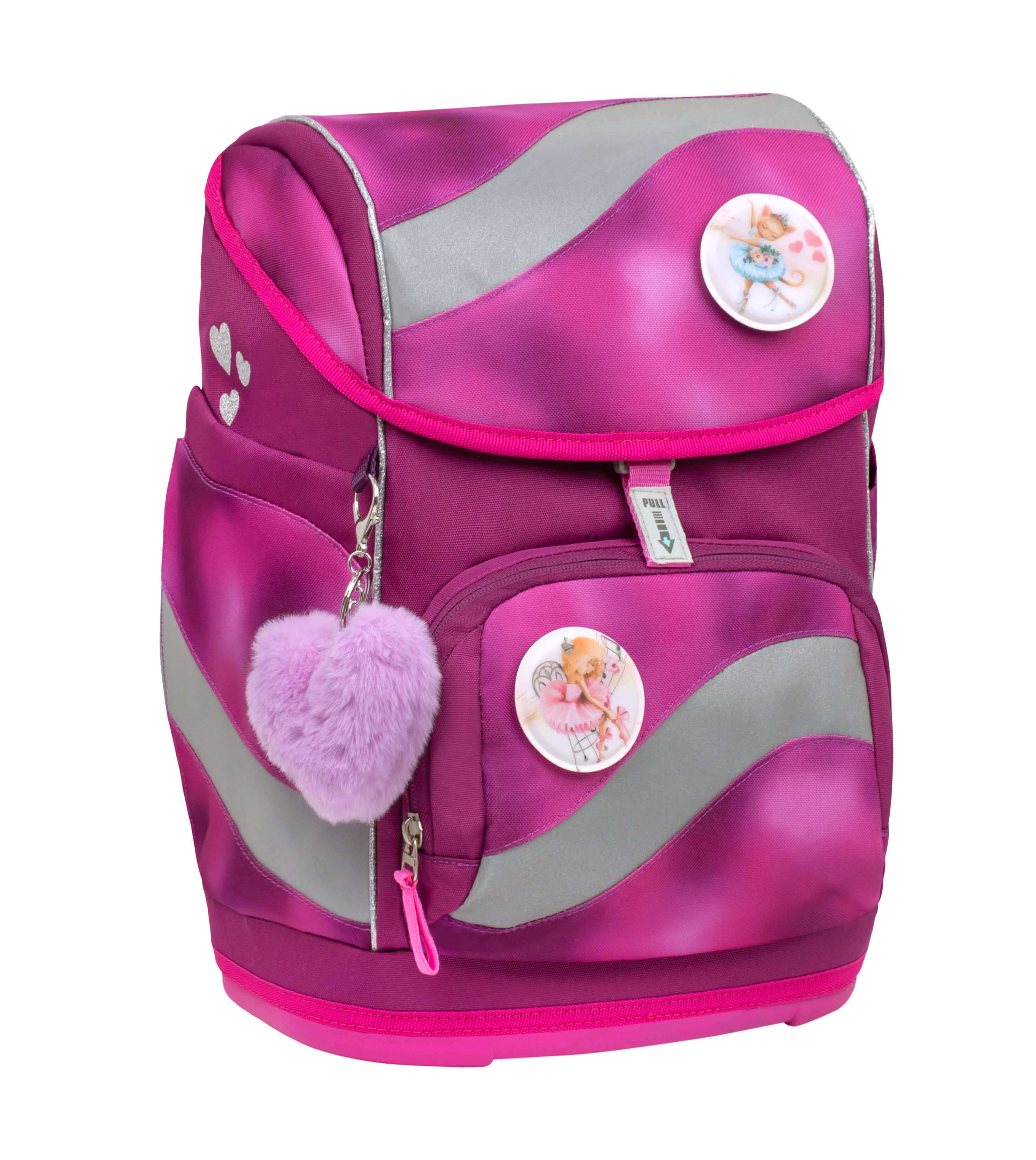Smarty Shiny Pink schoolbag set 5 pcs