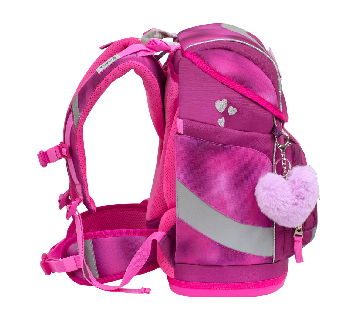 Smarty Shiny Pink schoolbag set 5 pcs