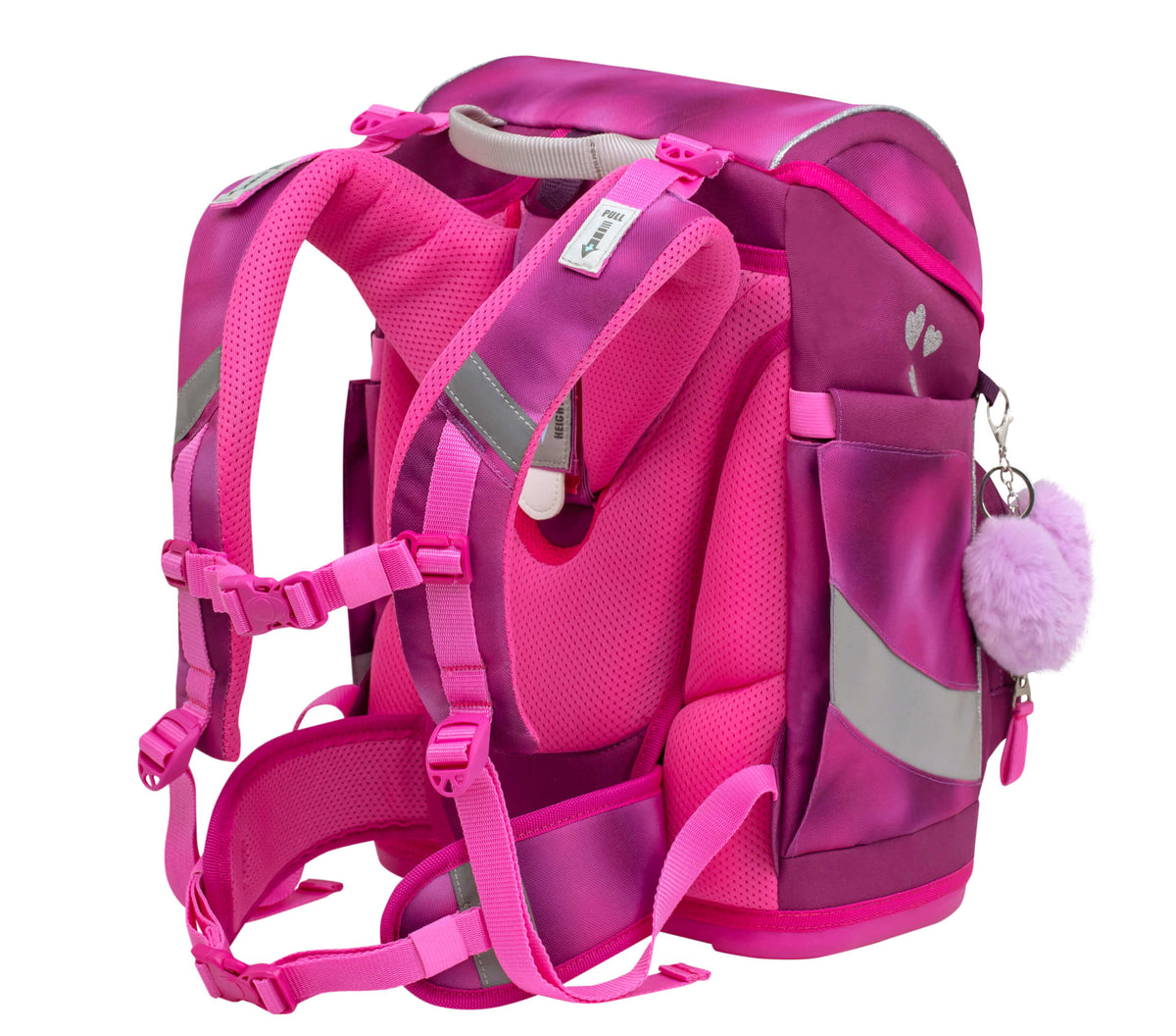 Smarty Shiny Pink schoolbag set 5 pcs