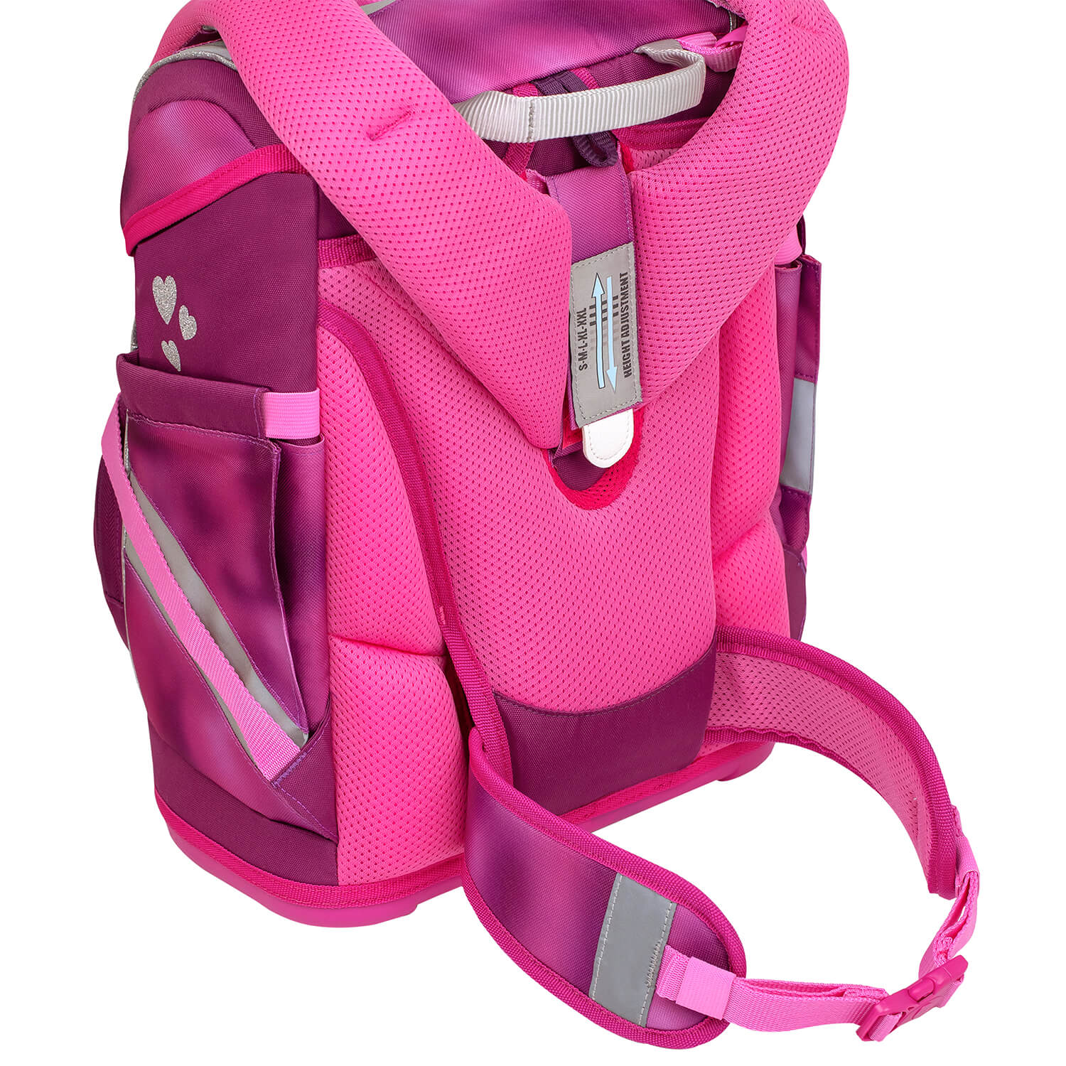 Smarty Shiny Pink schoolbag