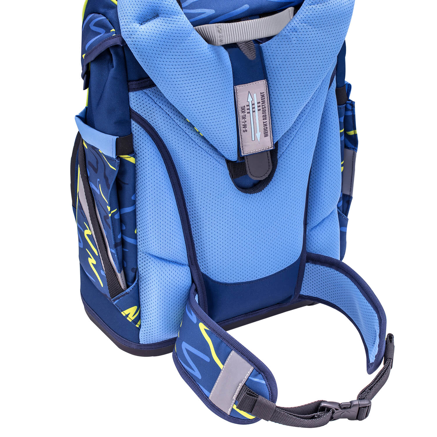 Smarty Sketch Lime Green schoolbag set 6 pcs