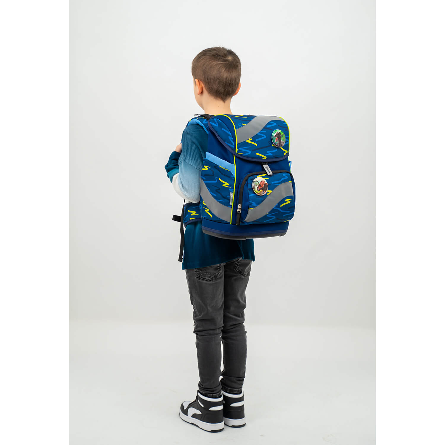 Smarty Sketch Lime Green schoolbag set 6 pcs
