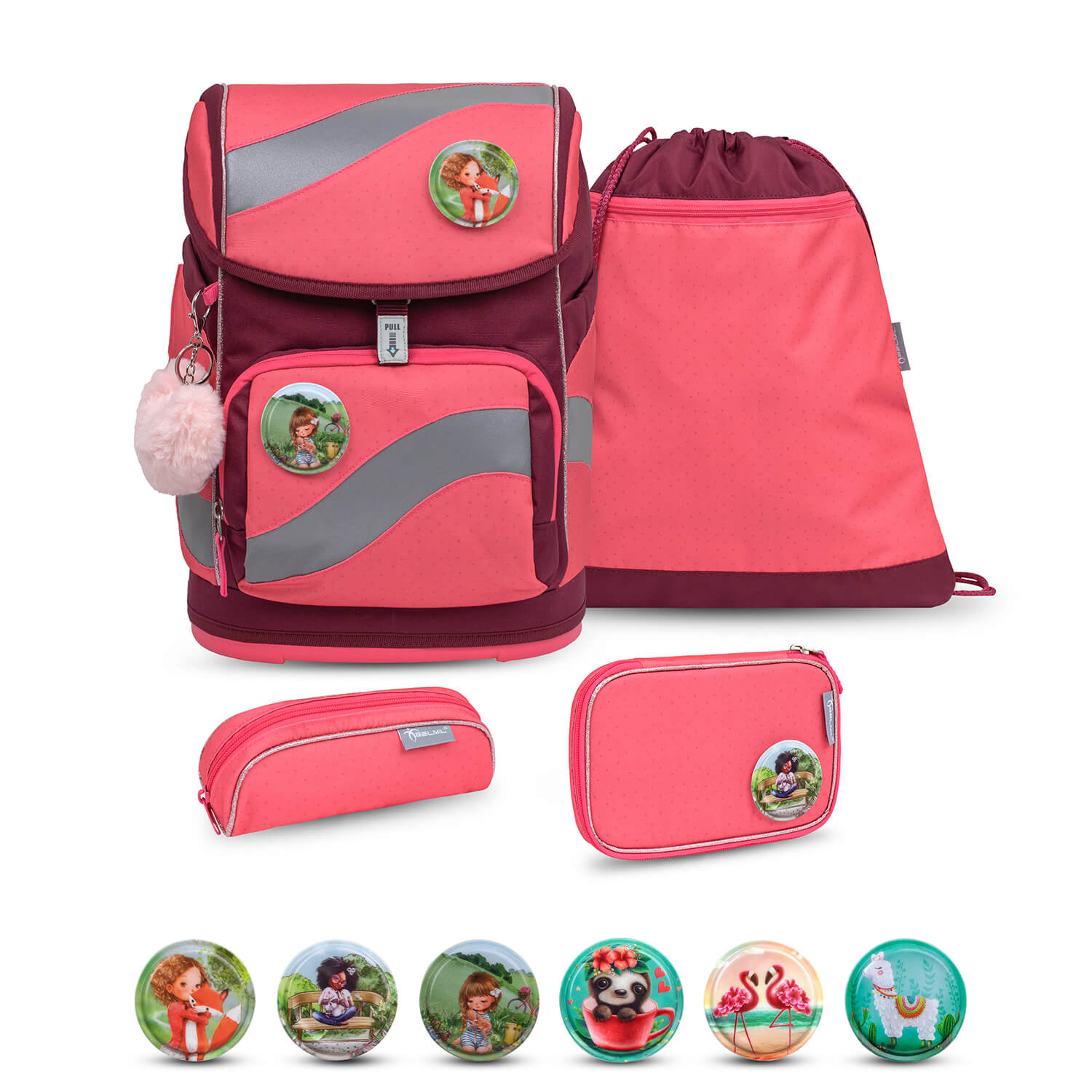 Smarty Sweet Candy Schulranzen Set 5 tlg.