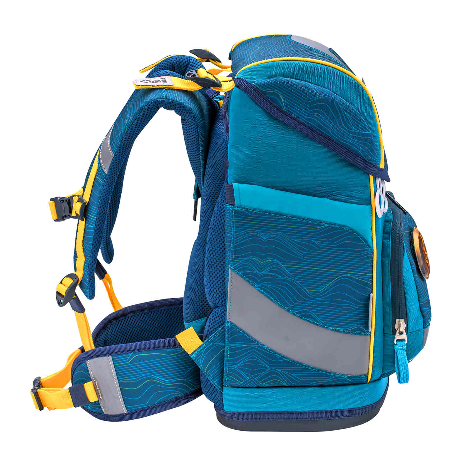 Smarty Waves Orange schoolbag