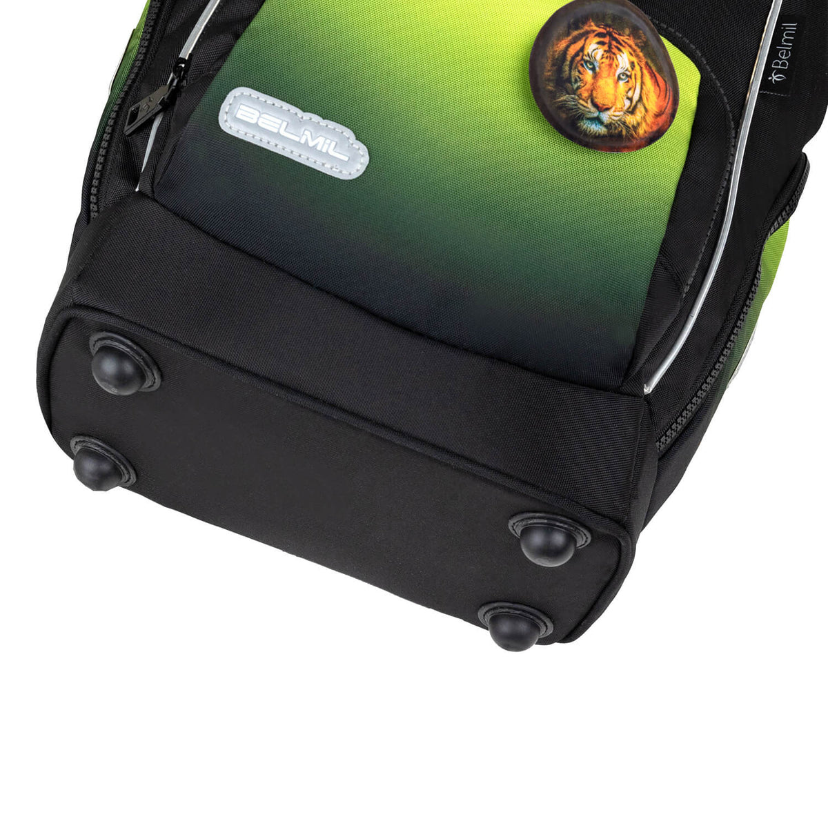 Premium Comfy Plus Black Green Schoolbag set 5pcs.