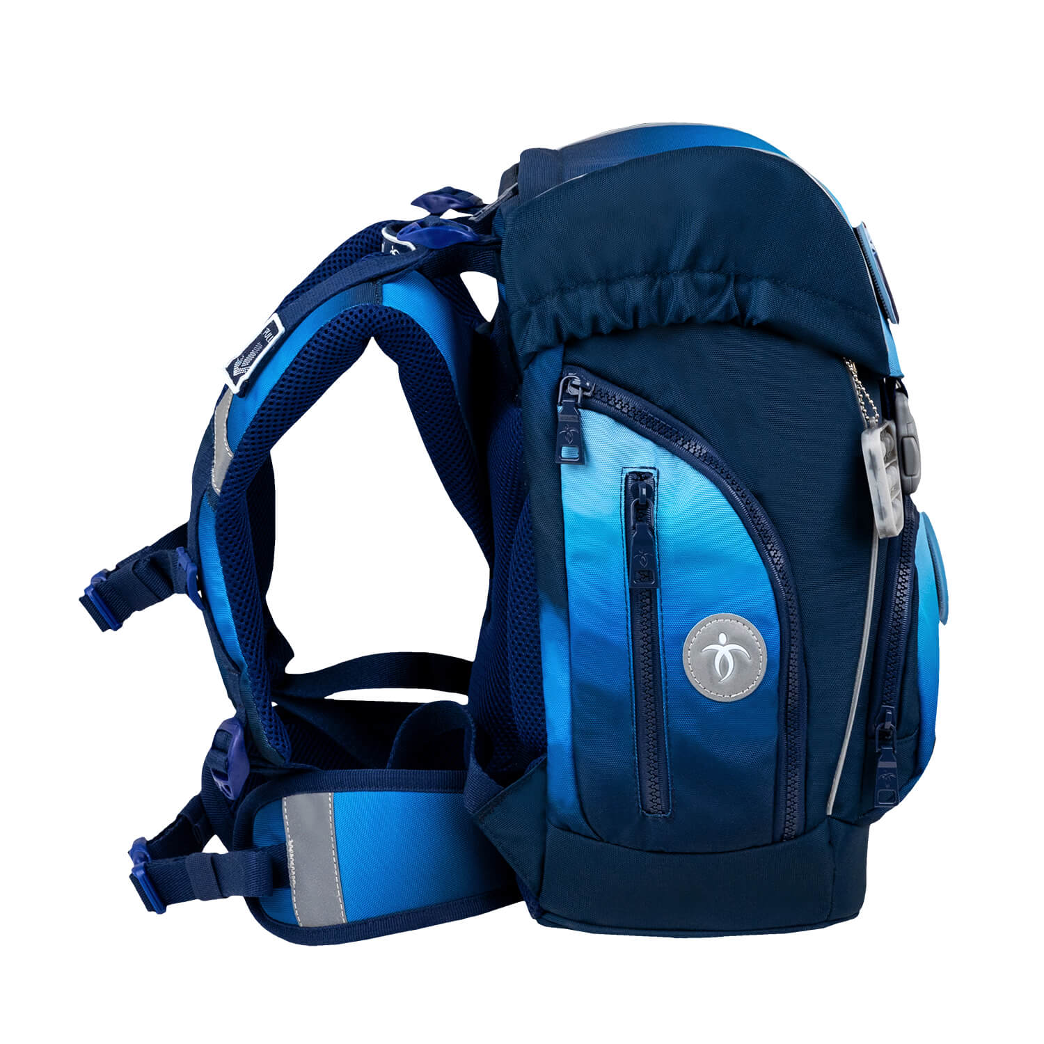 Premium Comfy Plus Blue Navy Schulranzen Set 5tlg.