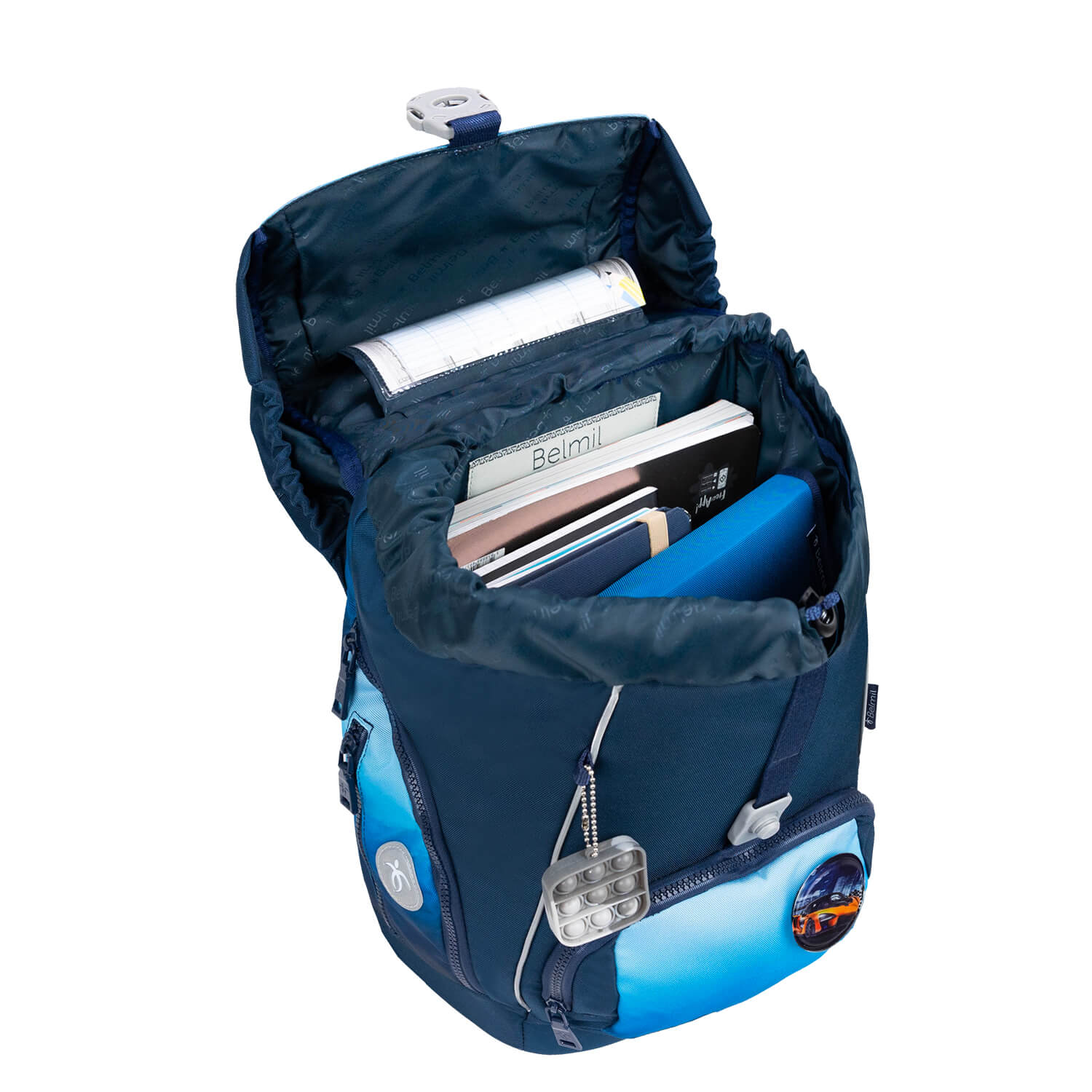 Premium Comfy Plus Blue Navy Schulranzen Set 5tlg.
