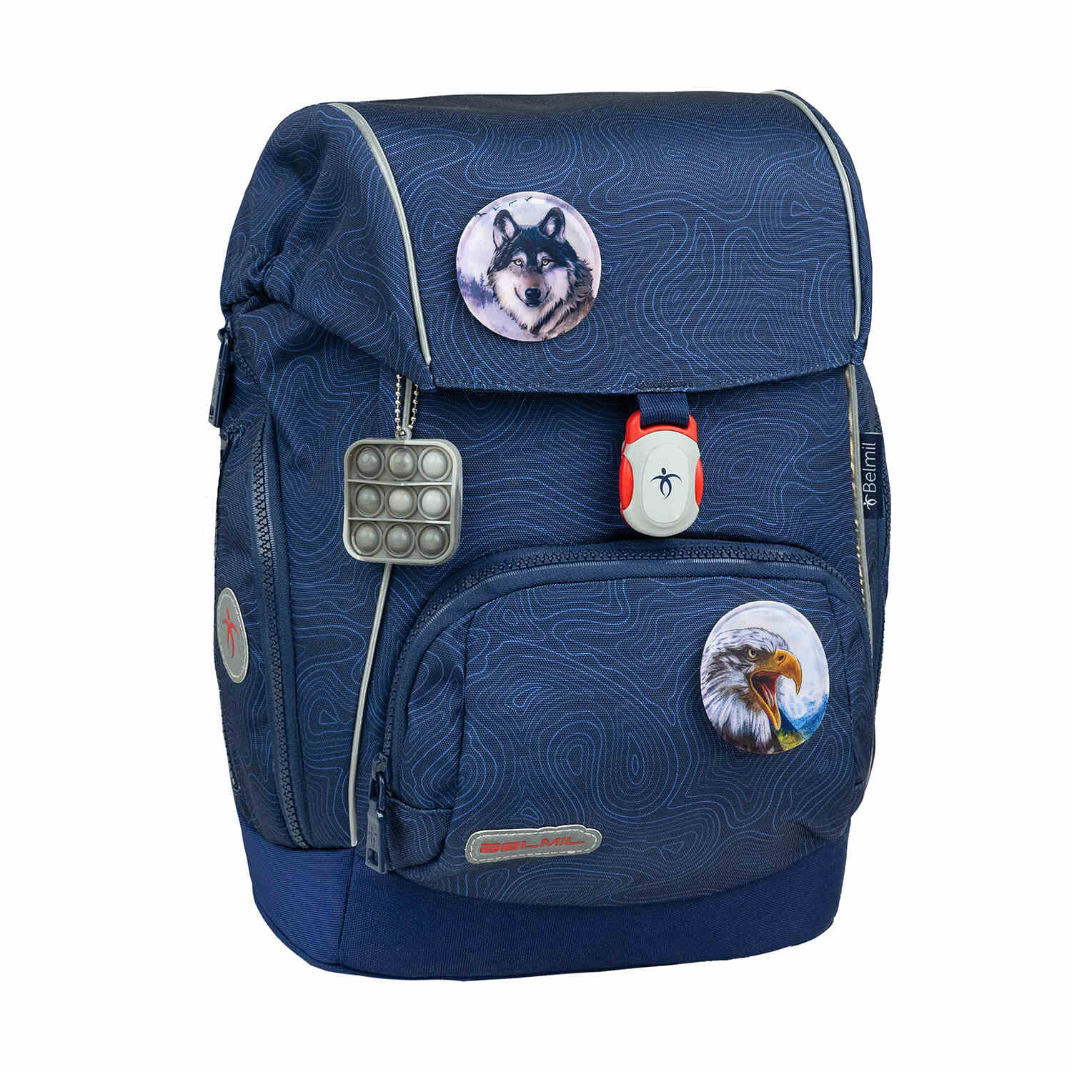 Premium Comfy Plus Topographic Schoolbag set 5pcs.