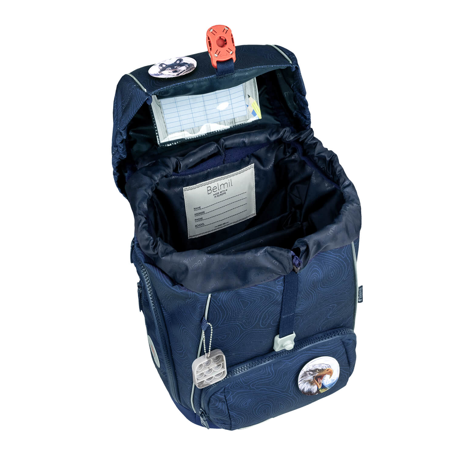Premium Comfy Plus Topographic Schulranzen Set 5tlg.