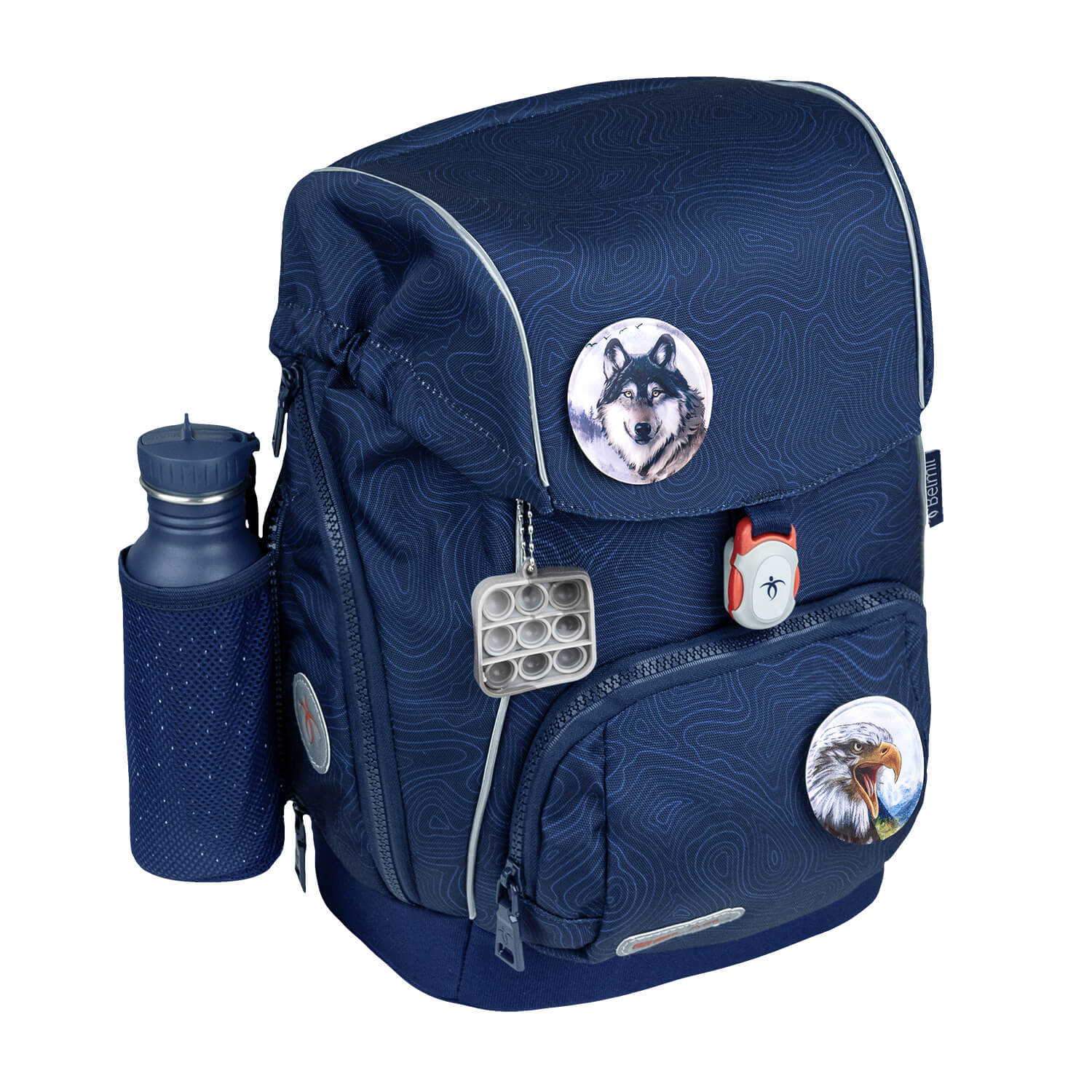 Premium Comfy Plus Topographic Schulranzen Set 5tlg.