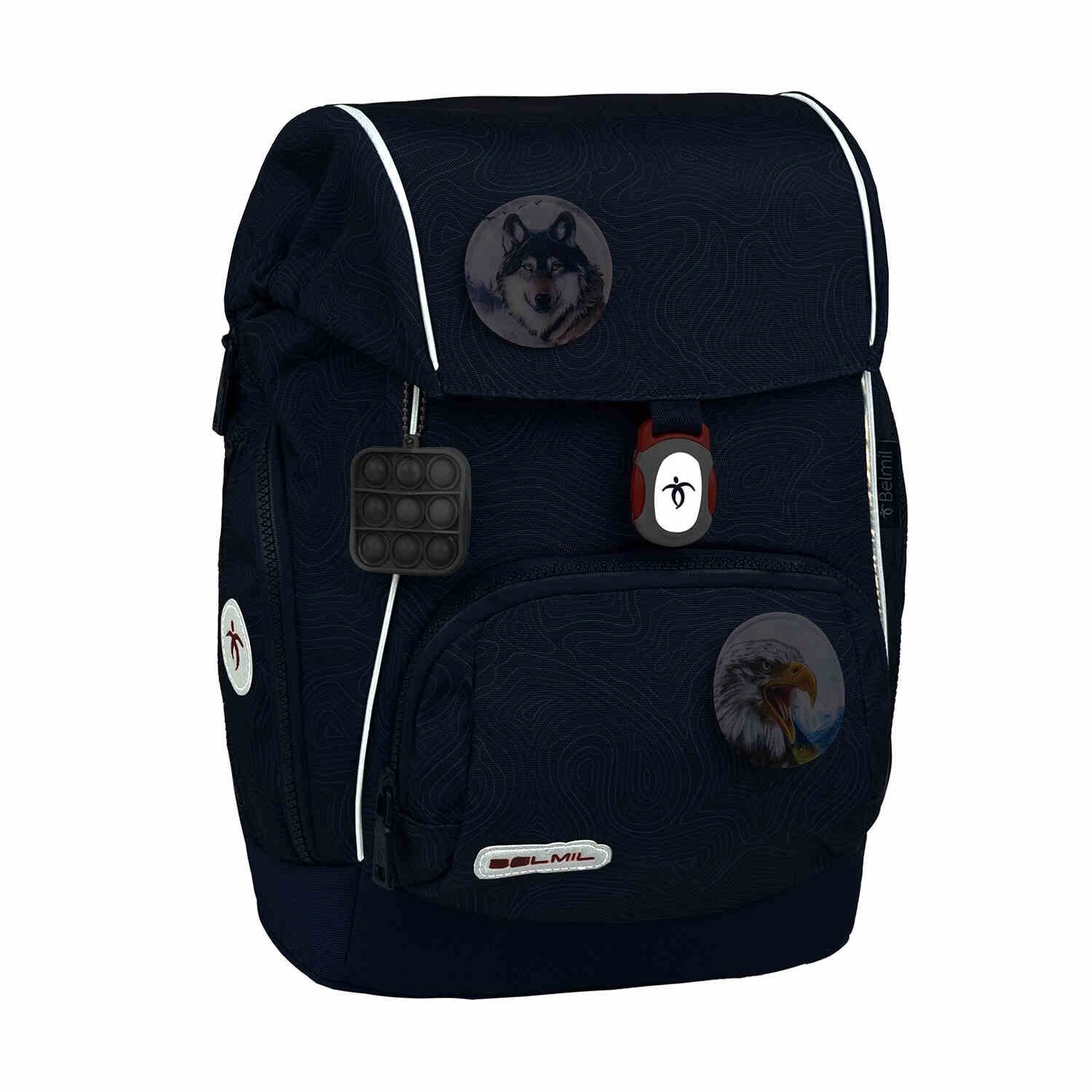 Premium Comfy Plus Topographic Schoolbag set 5pcs.