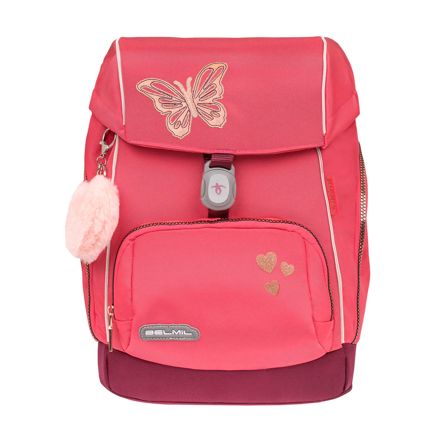 Premium Comfy Plus Coral Schulranzen Set 5tlg.