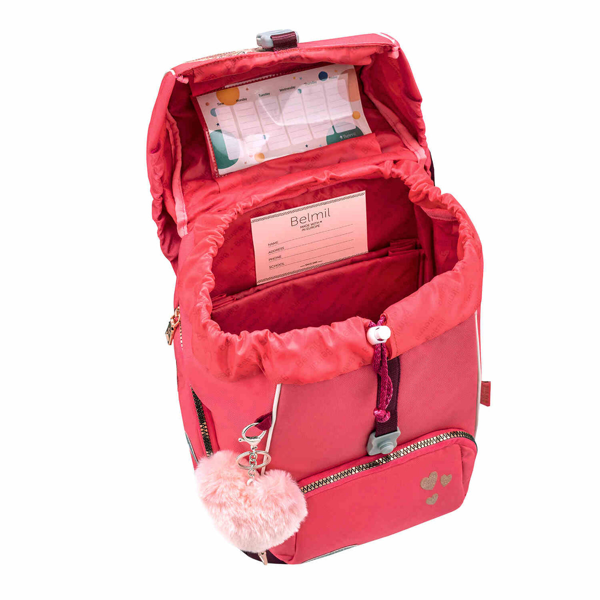Premium Comfy Plus Coral Schoolbag set 5pcs.