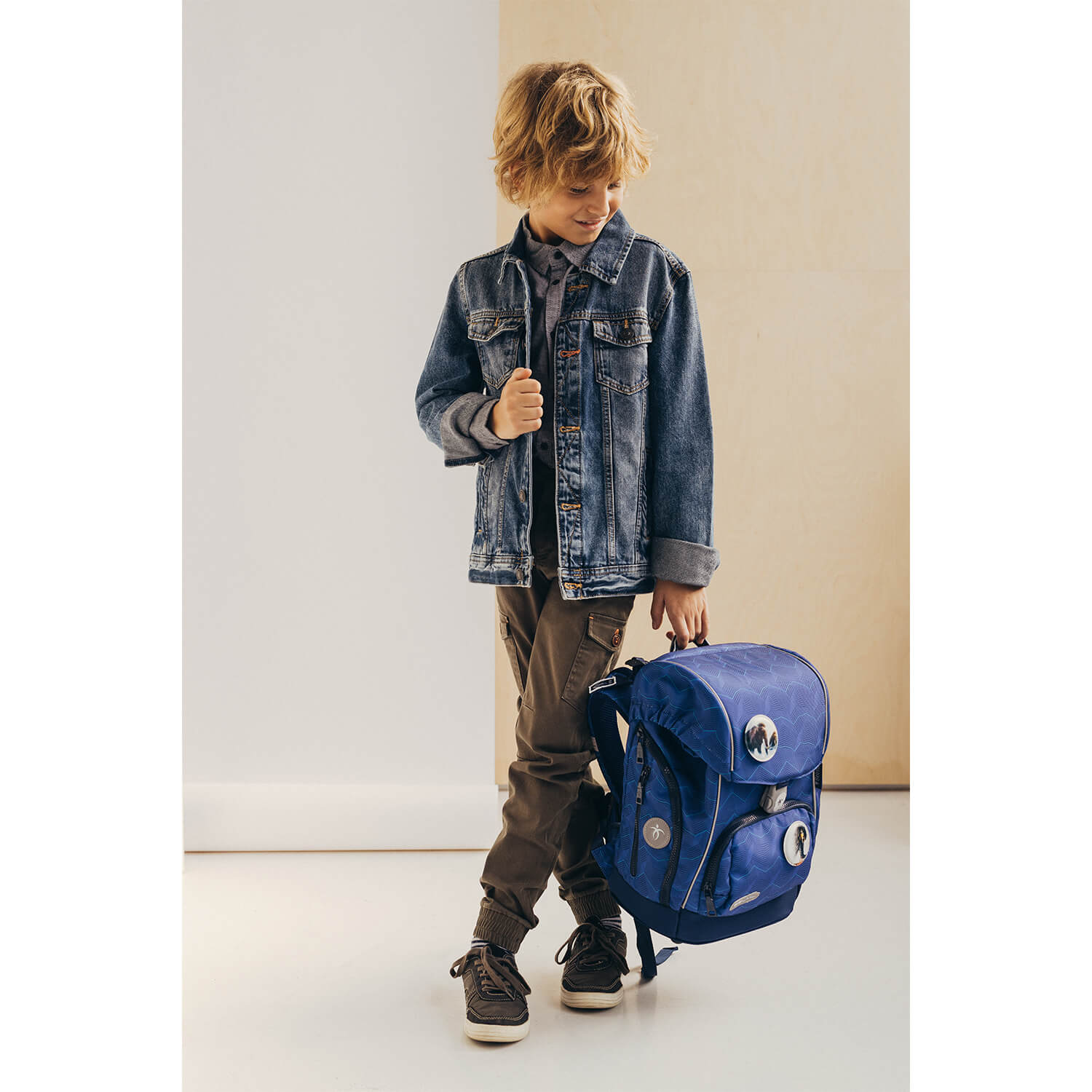 Premium Comfy Plus Estate Blue Schulranzen Set 5tlg.